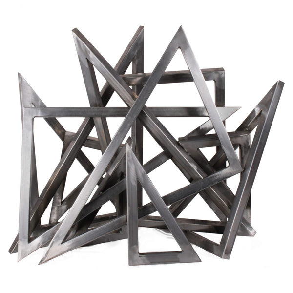 Steel Triangle Sculpture