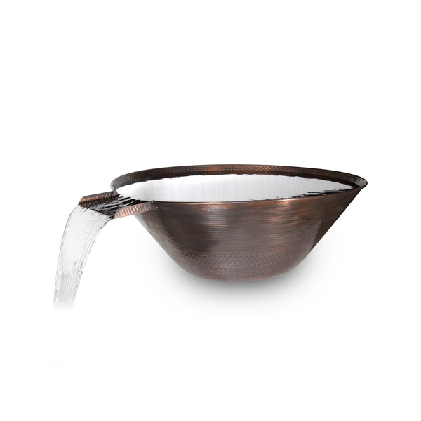 REMI HAMMERED PATINA COPPER- WATER BOWL