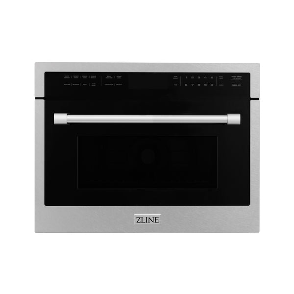 ZLINE 24" Built-in Convection Microwave Oven in Stainless Steel with Speed and Sensor Cooking (MWO-24)