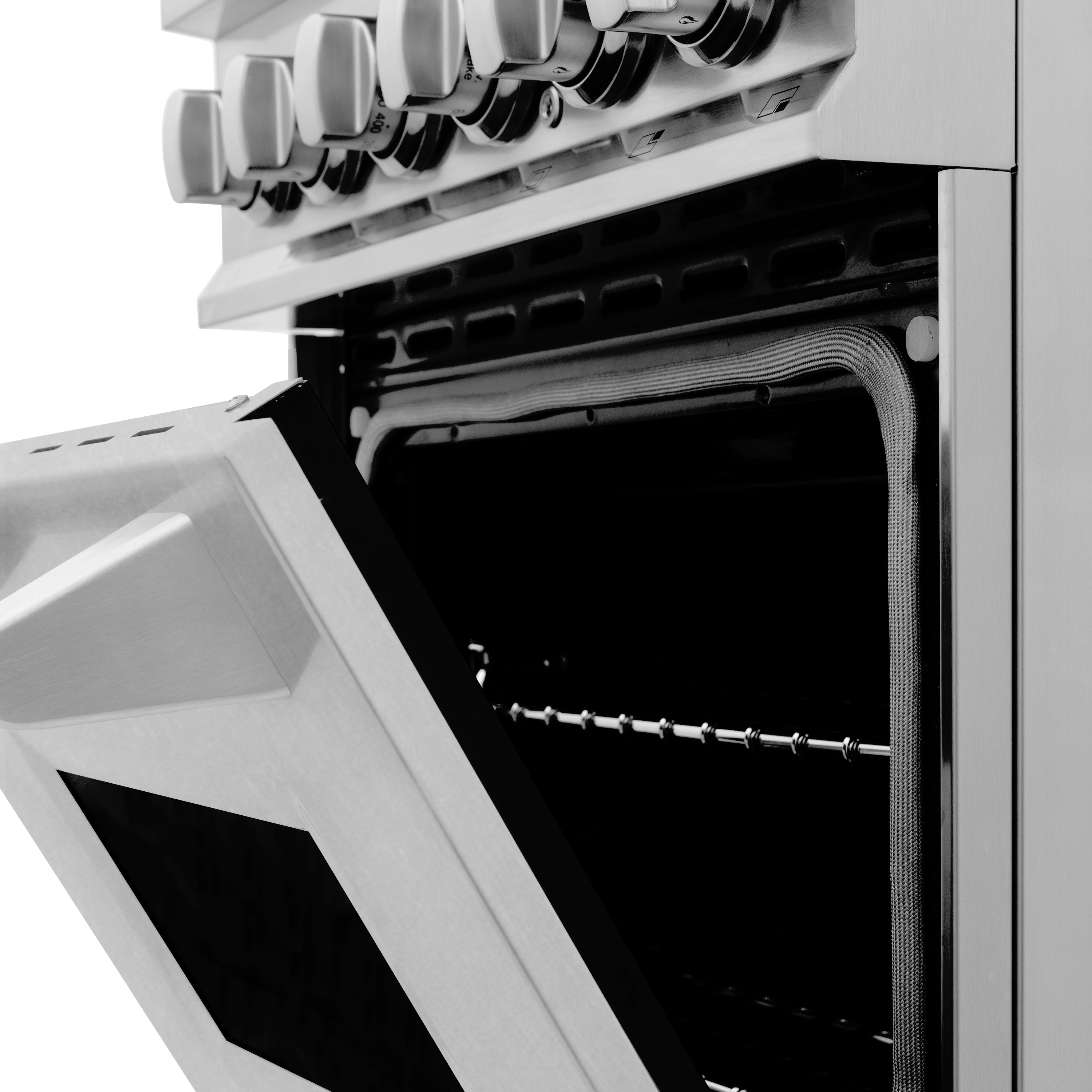 ZLINE 24" Professional Dual Fuel Range with Color Door Options (RA24)