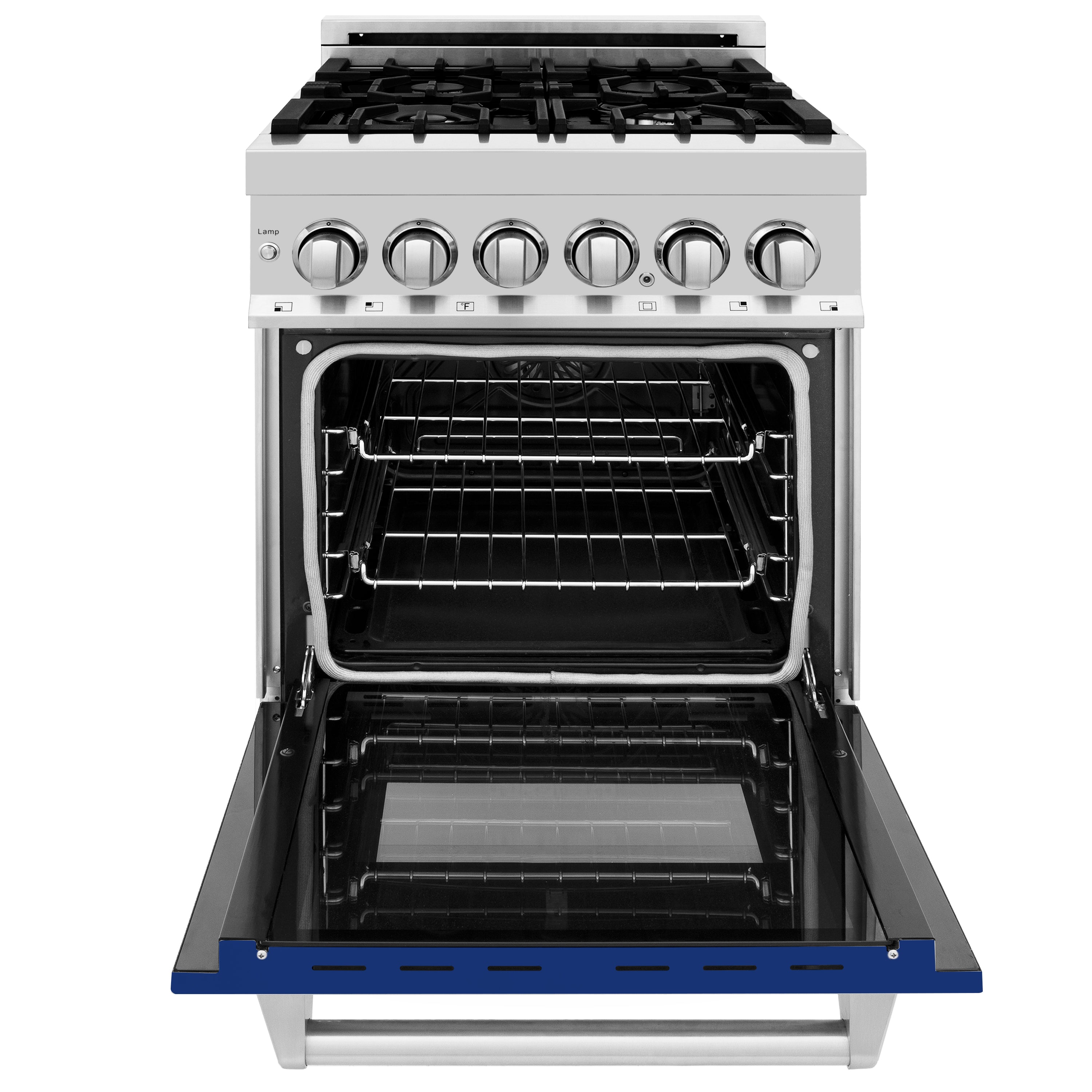 ZLINE 24" Professional Dual Fuel Range with Color Door Options (RA24)