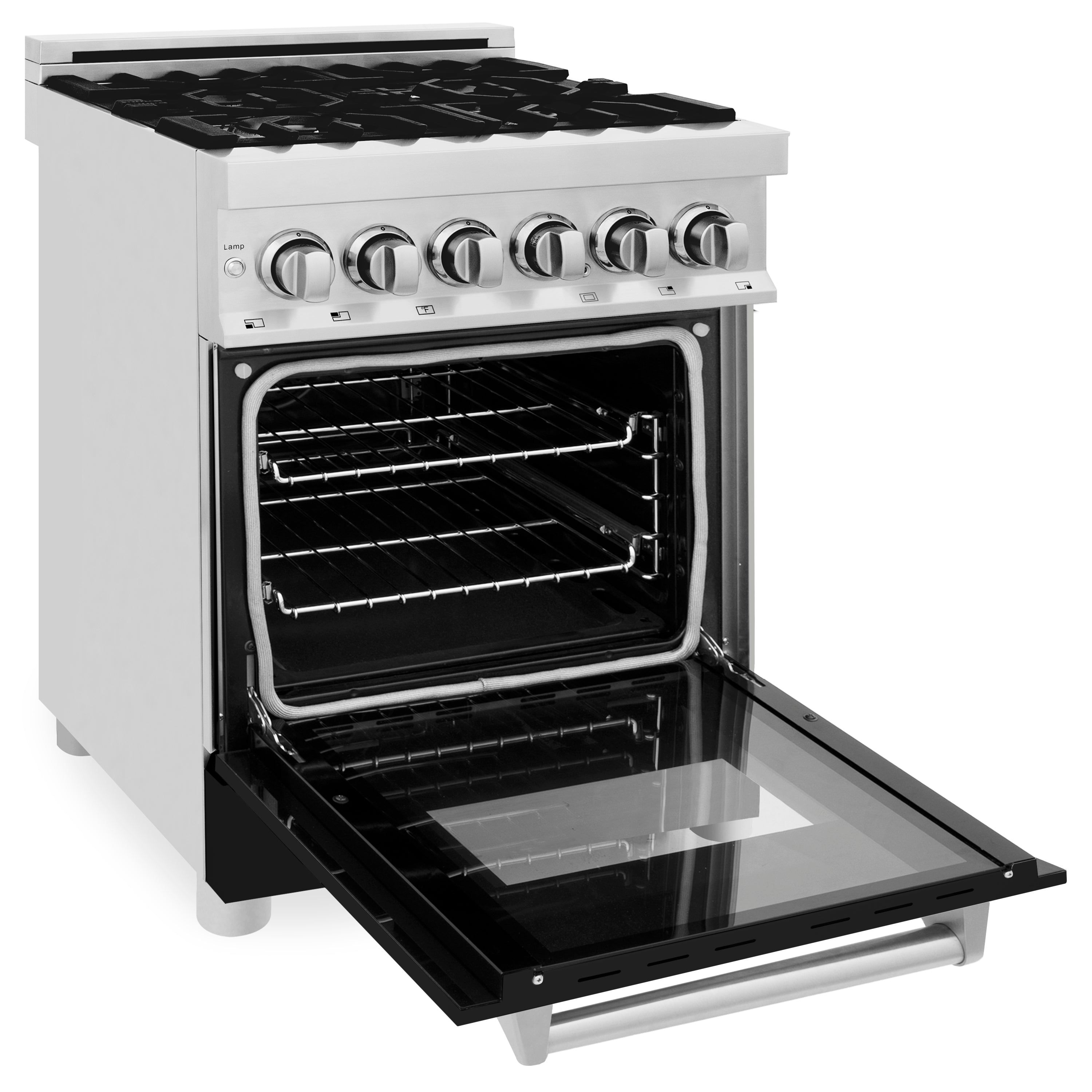 ZLINE 24" Professional Dual Fuel Range with Color Door Options (RA24)