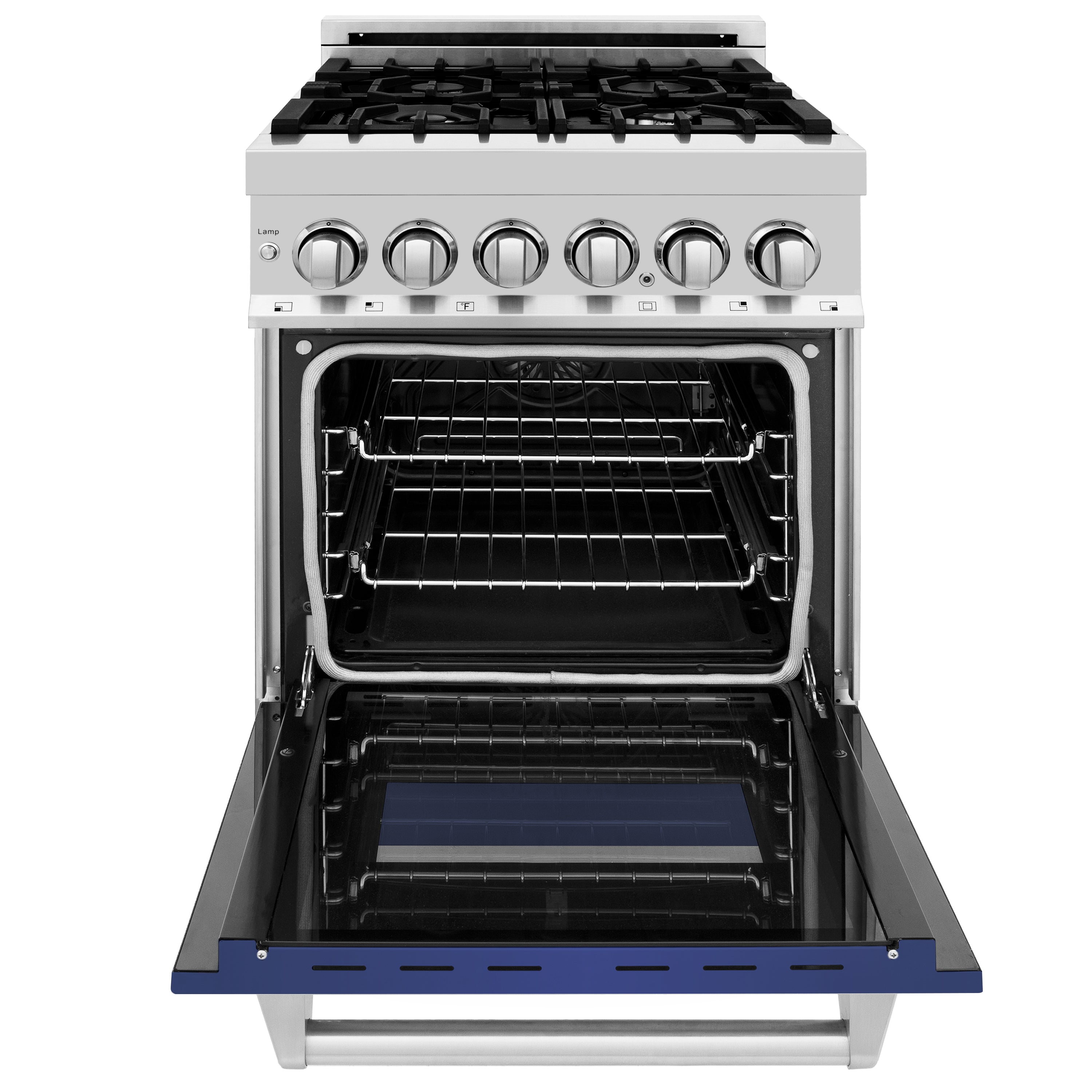 ZLINE 24" Professional Dual Fuel Range with Color Door Options (RA24)