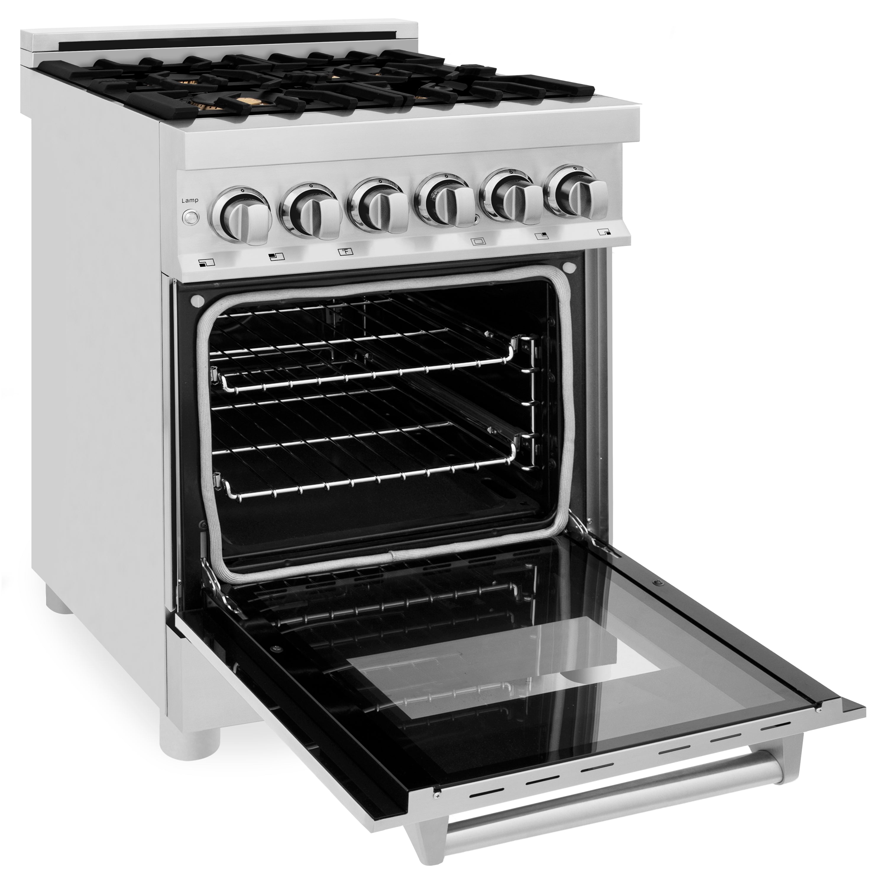 ZLINE 24" Professional Dual Fuel Range with Color Door Options (RA24)