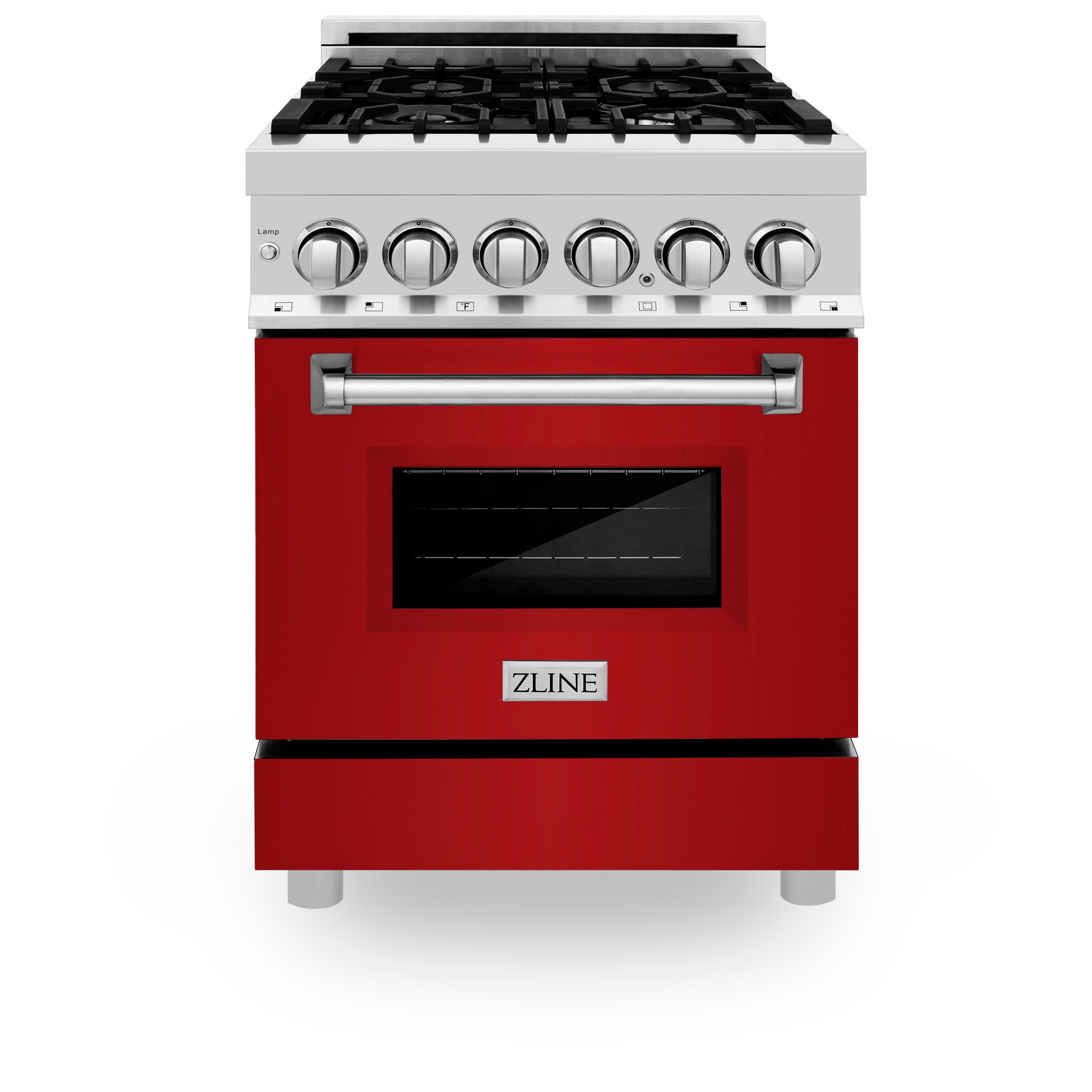 ZLINE 24" Professional Dual Fuel Range with Color Door Options (RA24)