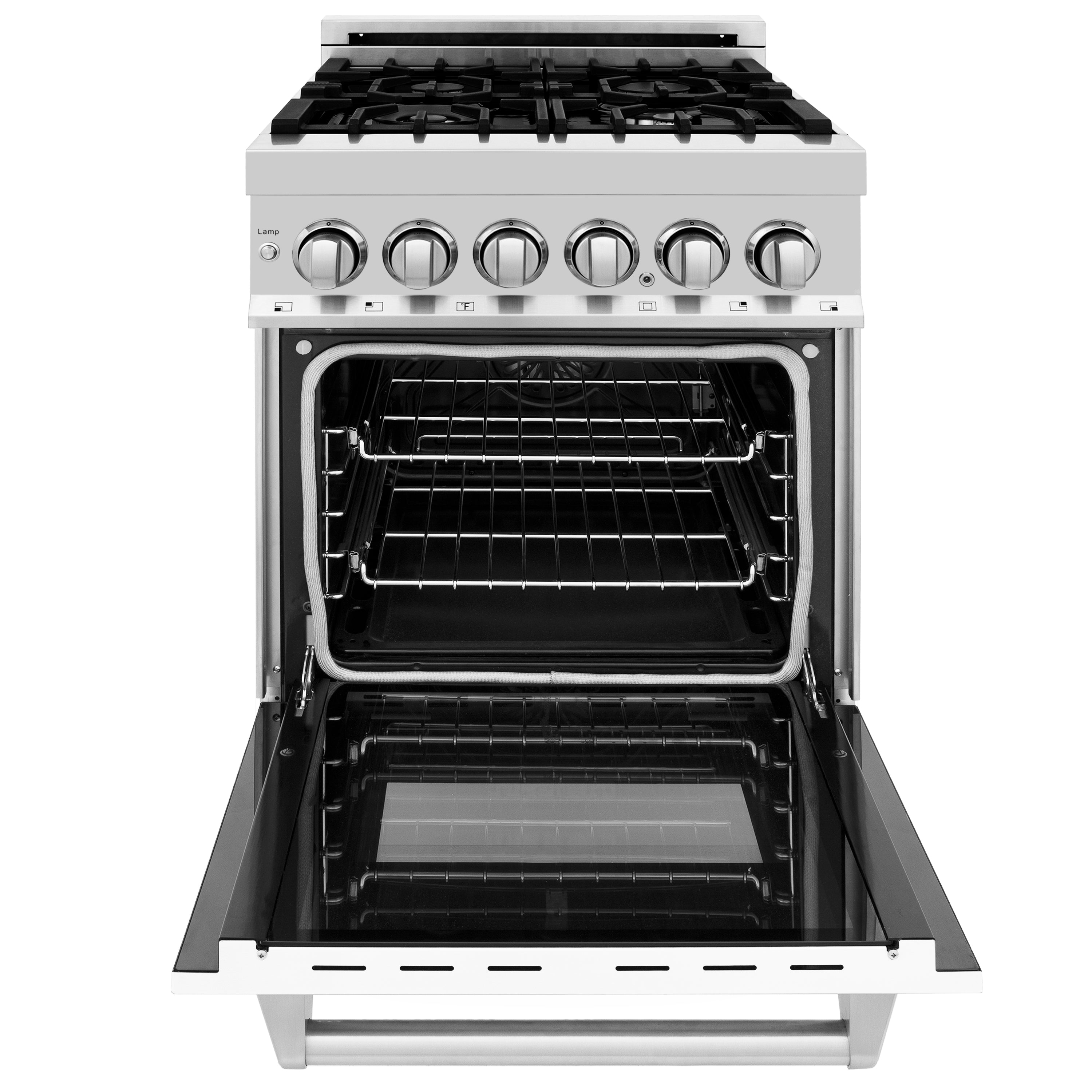 ZLINE 24" Professional Dual Fuel Range with Color Door Options (RA24)