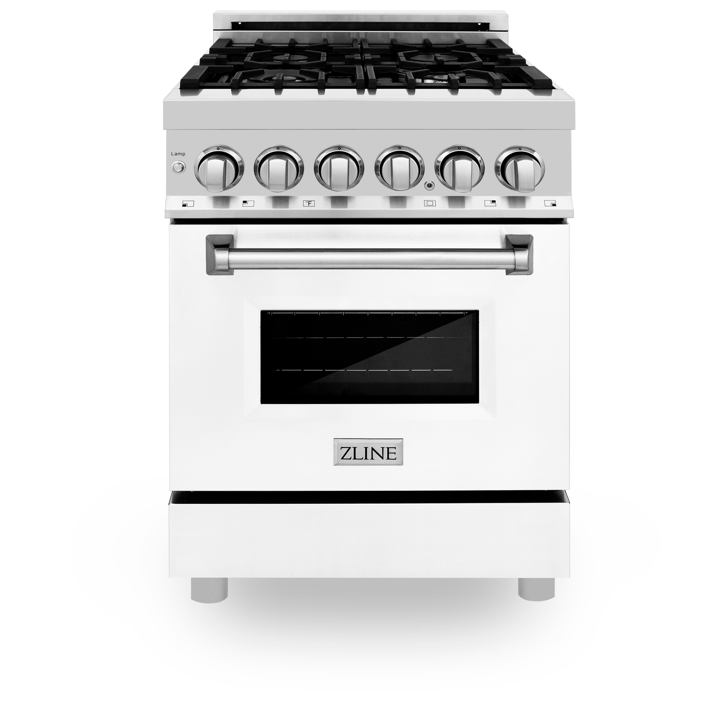 ZLINE 24" Professional Dual Fuel Range with Color Door Options (RA24)