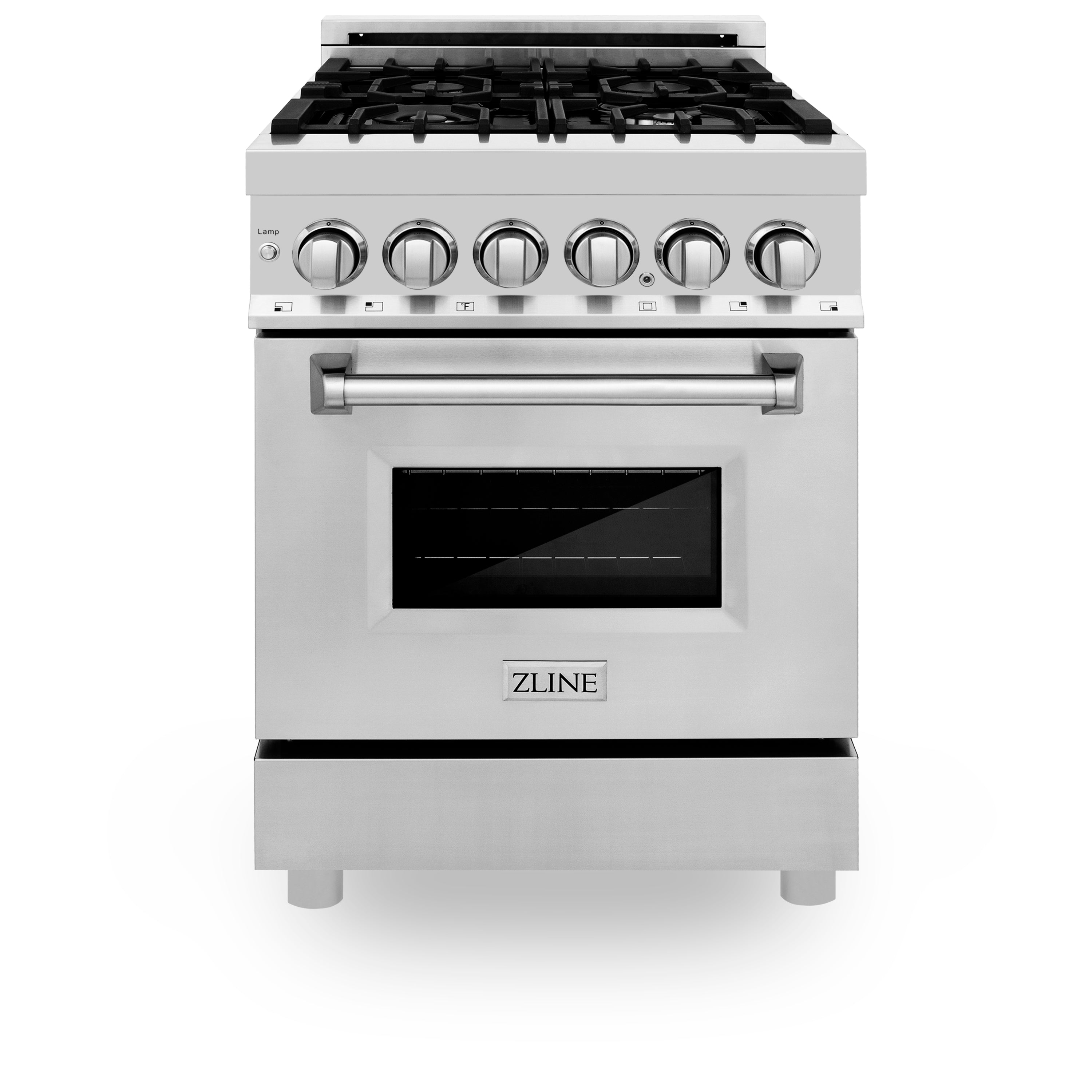 ZLINE 24" Professional Dual Fuel Range with Color Door Options (RA24)