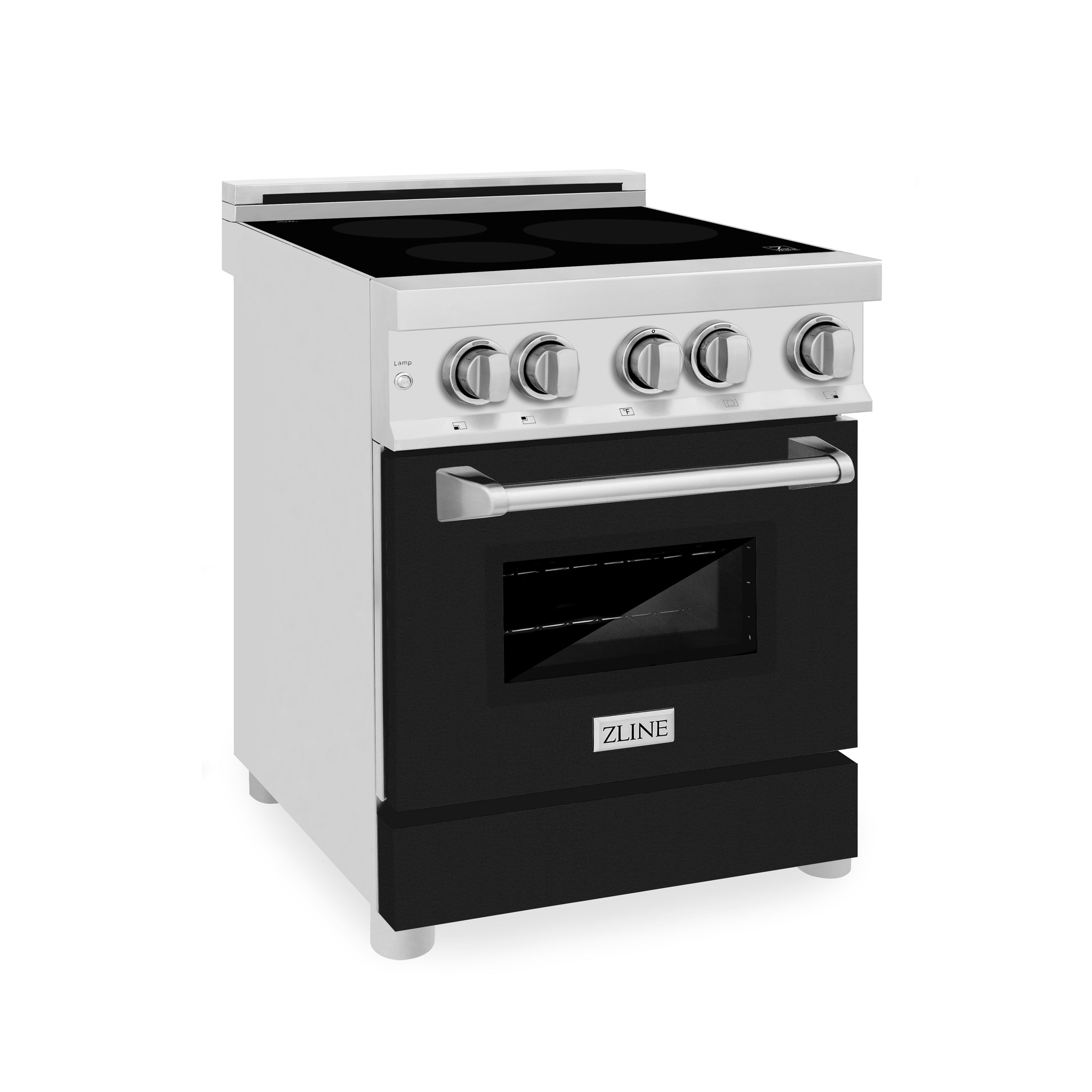 ZLINE 24" 2.8 cu. ft. Induction Range with a 3 Element Stove and Electric Oven in Stainless Steel (RAIND-24)