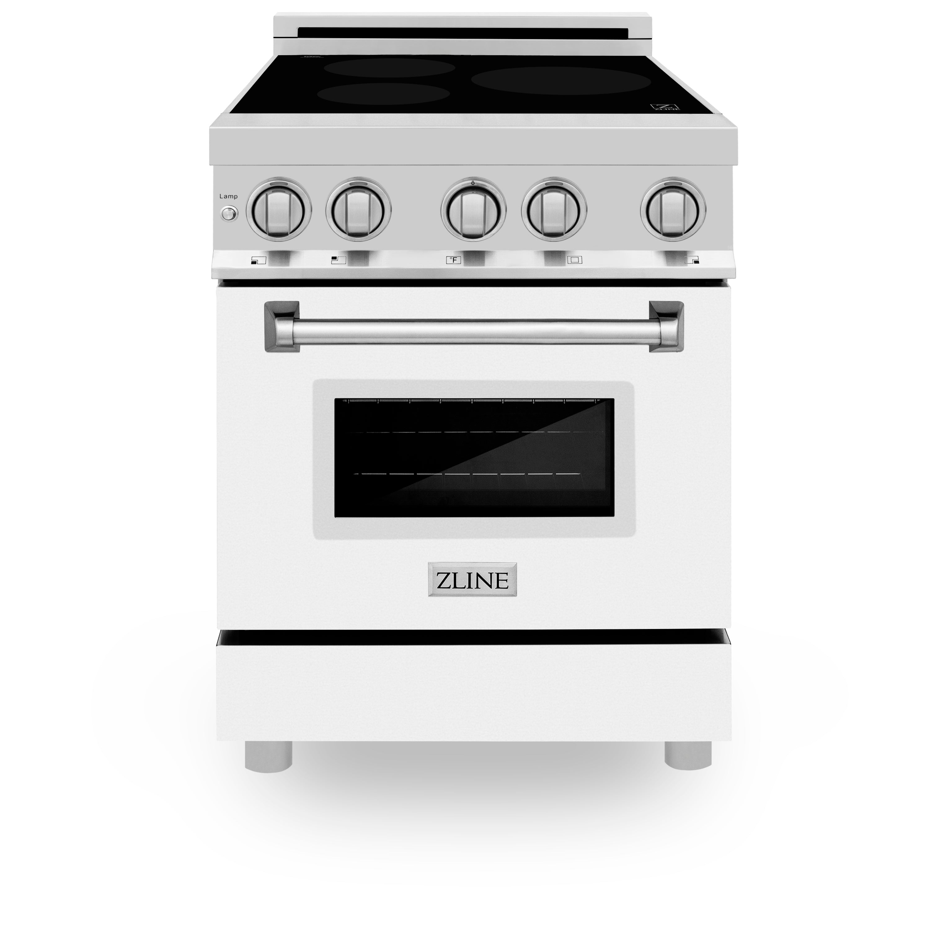 ZLINE 24" 2.8 cu. ft. Induction Range with a 3 Element Stove and Electric Oven in Stainless Steel (RAIND-24)