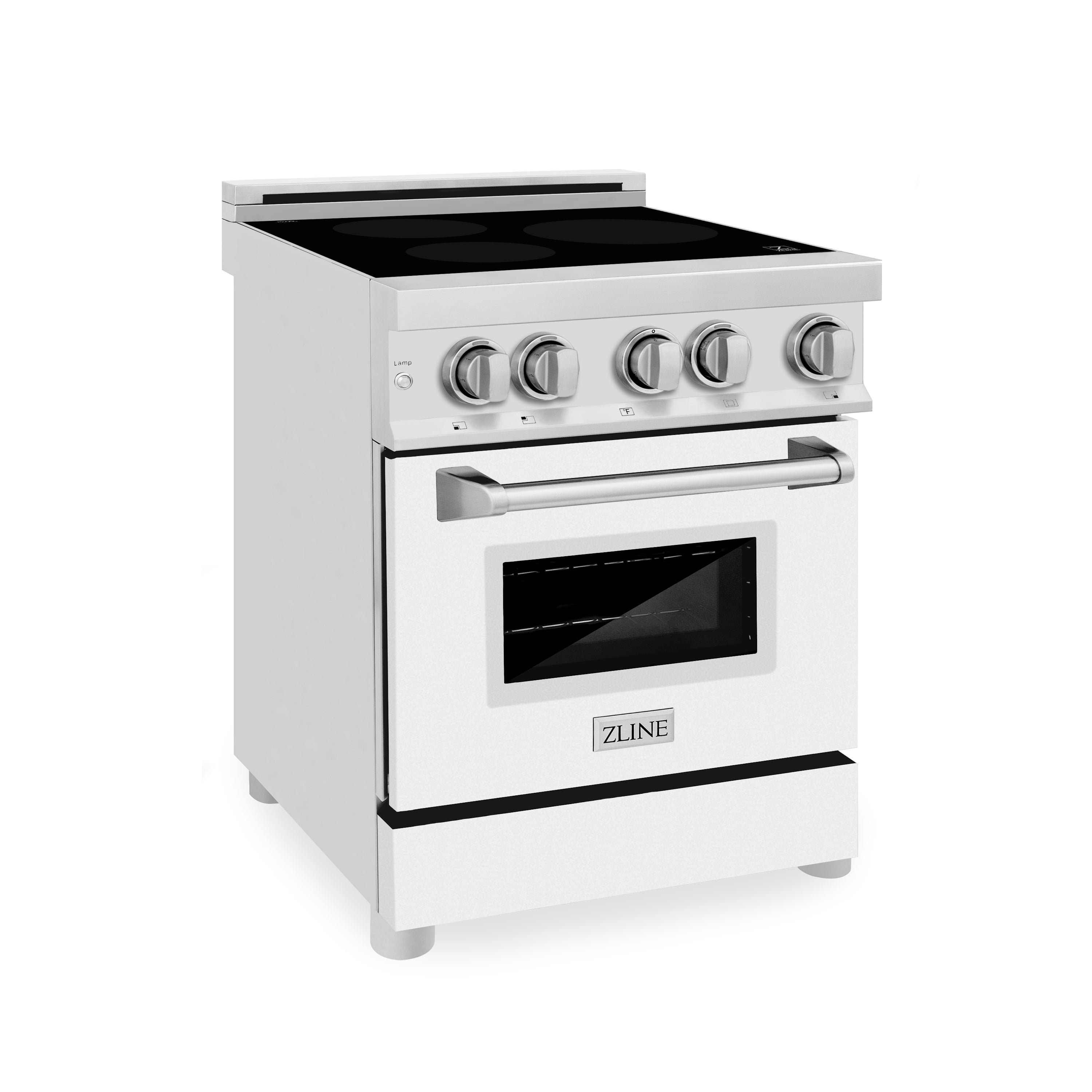 ZLINE 24" 2.8 cu. ft. Induction Range with a 3 Element Stove and Electric Oven in Stainless Steel (RAIND-24)