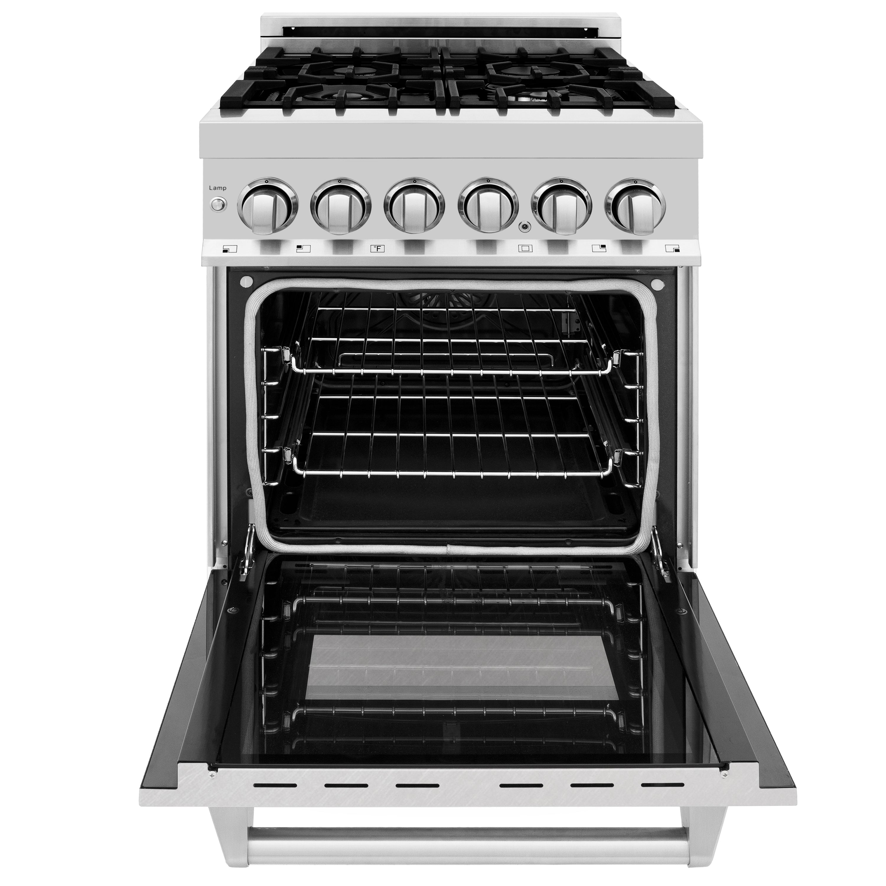 ZLINE 24" Professional Dual Fuel Range with Color Door Options (RA24)