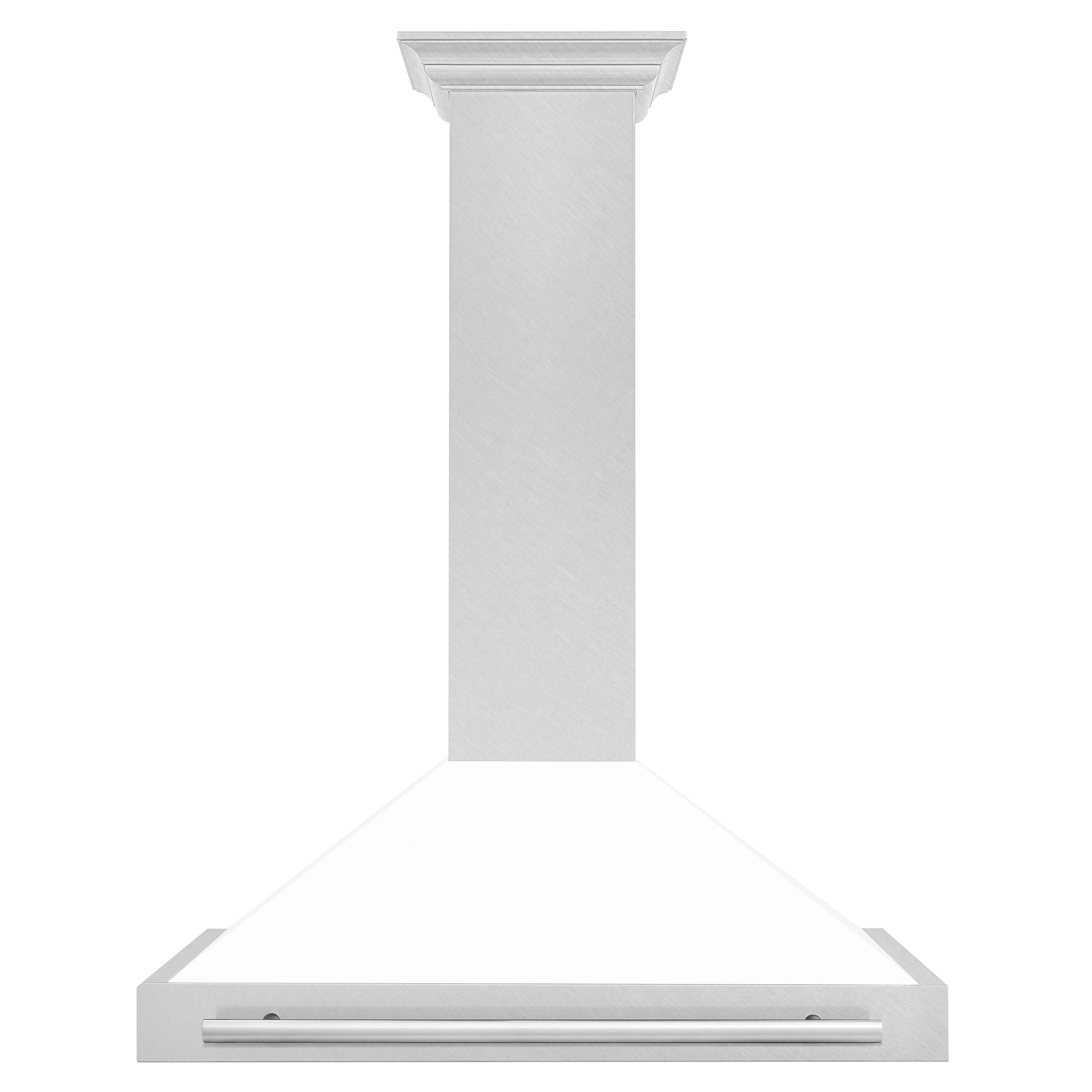 ZLINE 36 in. DuraSnow Stainless Steel Range Hood with Colored Shell Options and Stainless Steel Handle (KB4SNX-36)