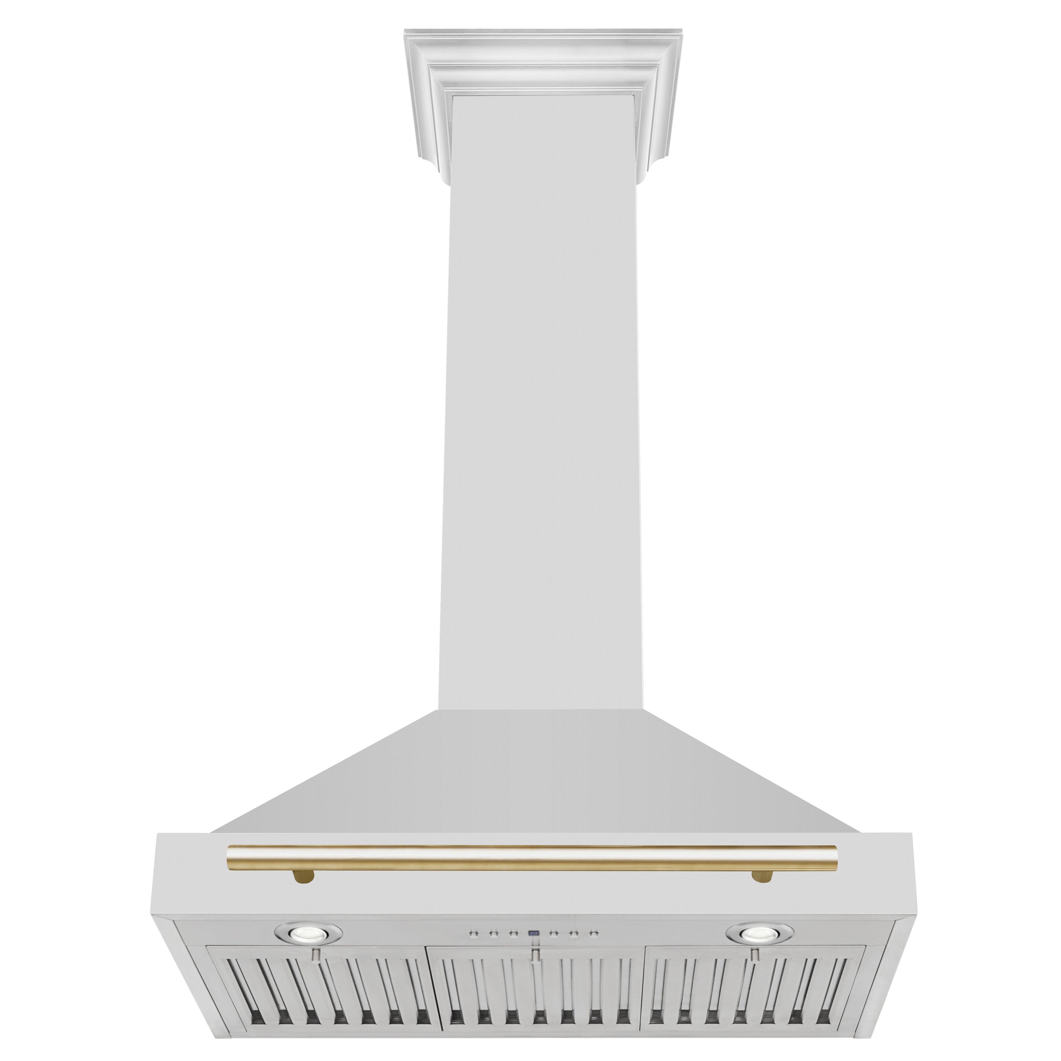 ZLINE 30 in. Autograph Edition Stainless Steel Range Hood with Stainless Steel Shell and Accents (KB4STZ-30)