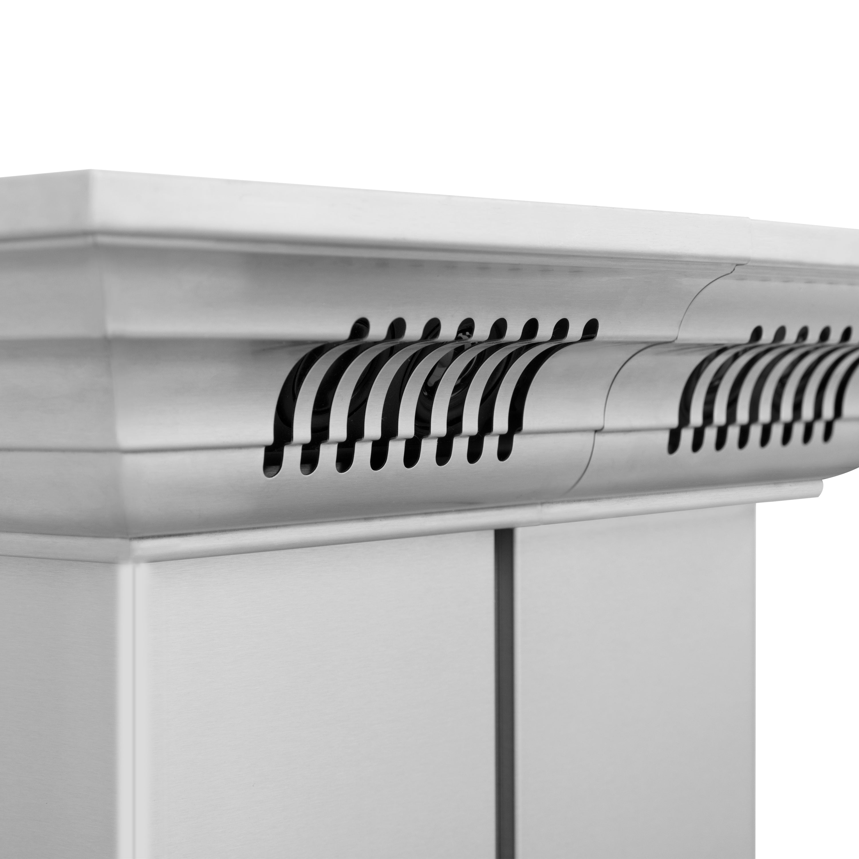 ZLINE Island Mount Range Hood in Stainless Steel with Built-in CrownSound™ Bluetooth Speakers (GL5iCRN-BT)