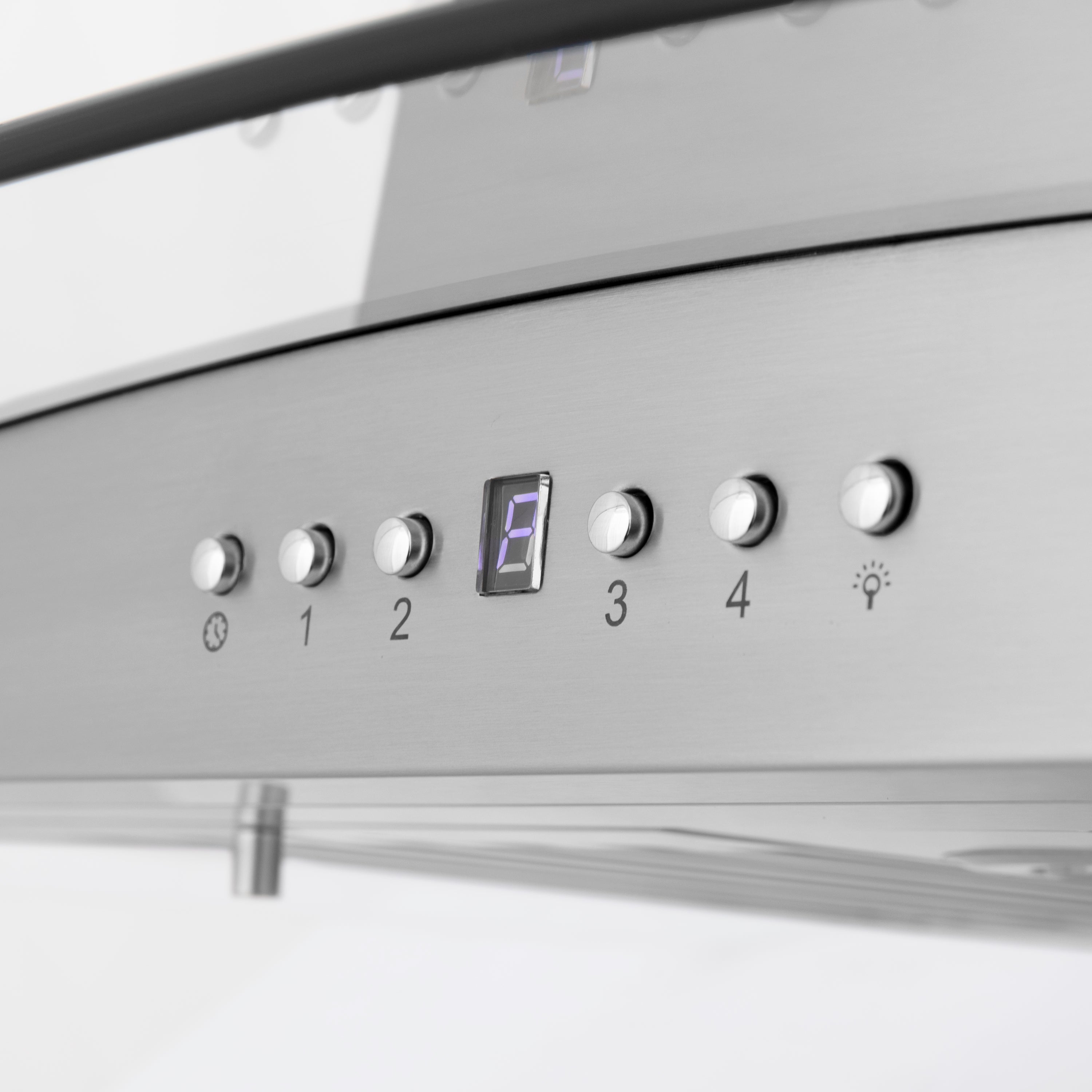 ZLINE Island Mount Range Hood in Stainless Steel with Built-in CrownSound™ Bluetooth Speakers (GL5iCRN-BT)