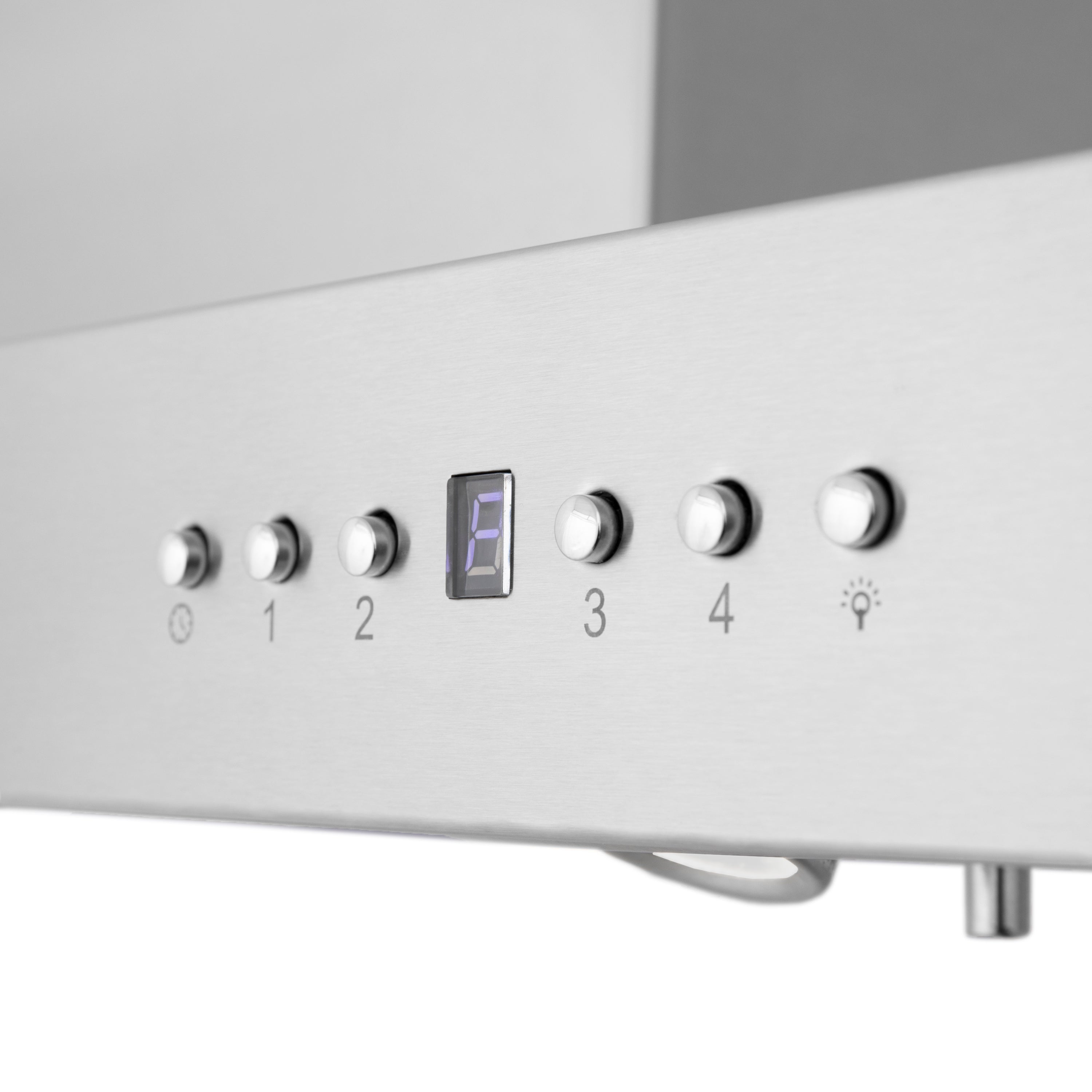 ZLINE Island Mount Range Hood in Stainless Steel with Built-in CrownSound® Bluetooth Speakers (KE2iCRN-BT)