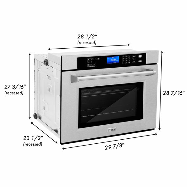 ZLINE 30 in. Professional Single Wall Oven with Self Clean (AWS-30)