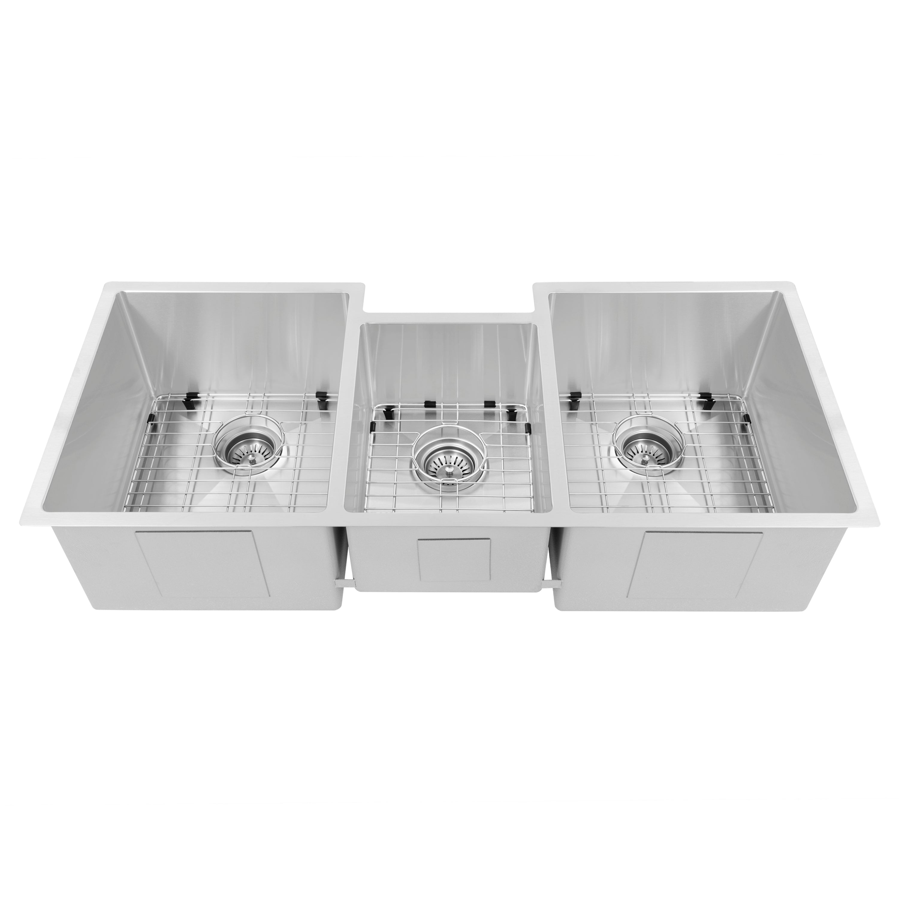 ZLINE 45" Breckenridge Undermount Triple Bowl Kitchen Sink with Bottom Grid and Accessories (SLT-45)