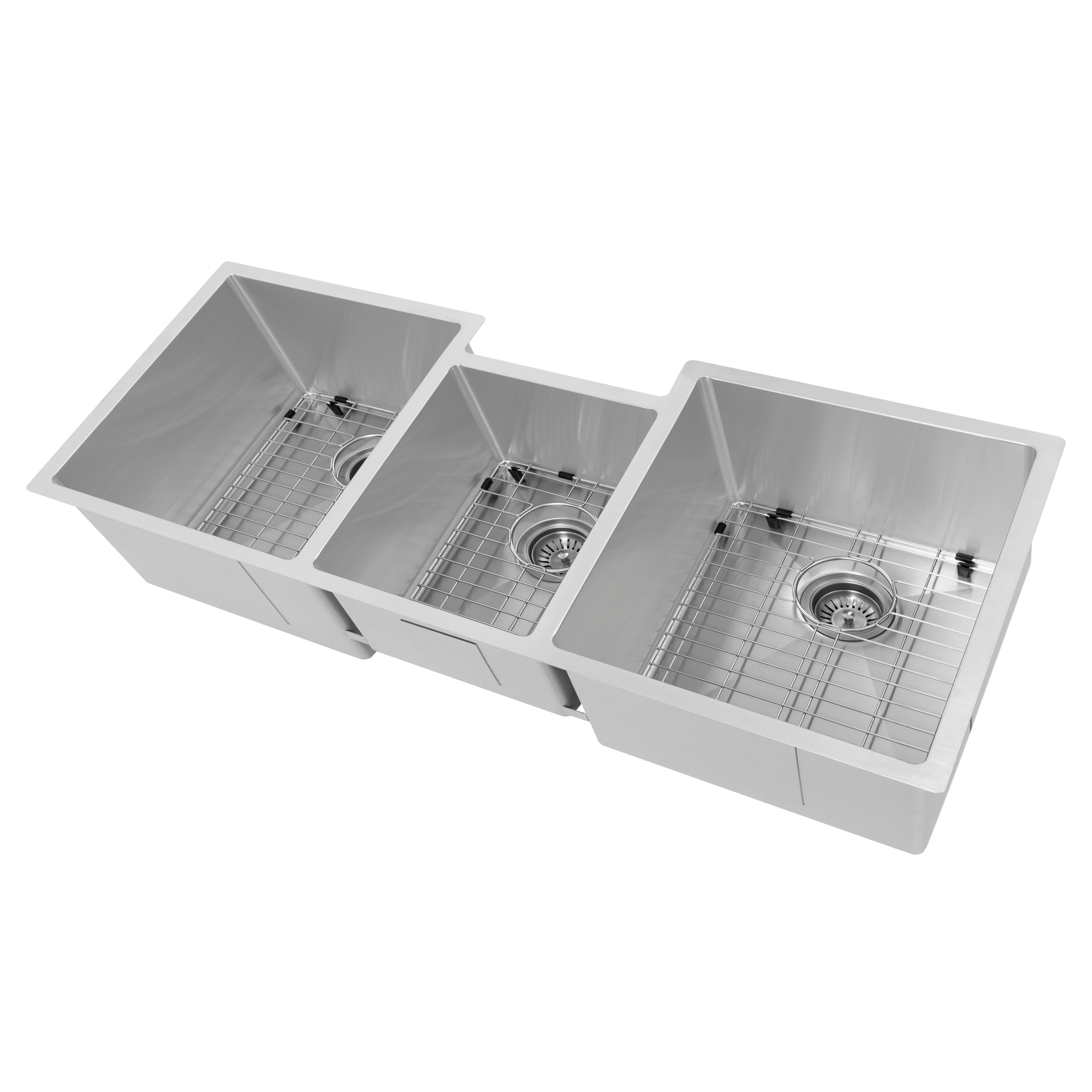 ZLINE 45" Breckenridge Undermount Triple Bowl Kitchen Sink with Bottom Grid and Accessories (SLT-45)