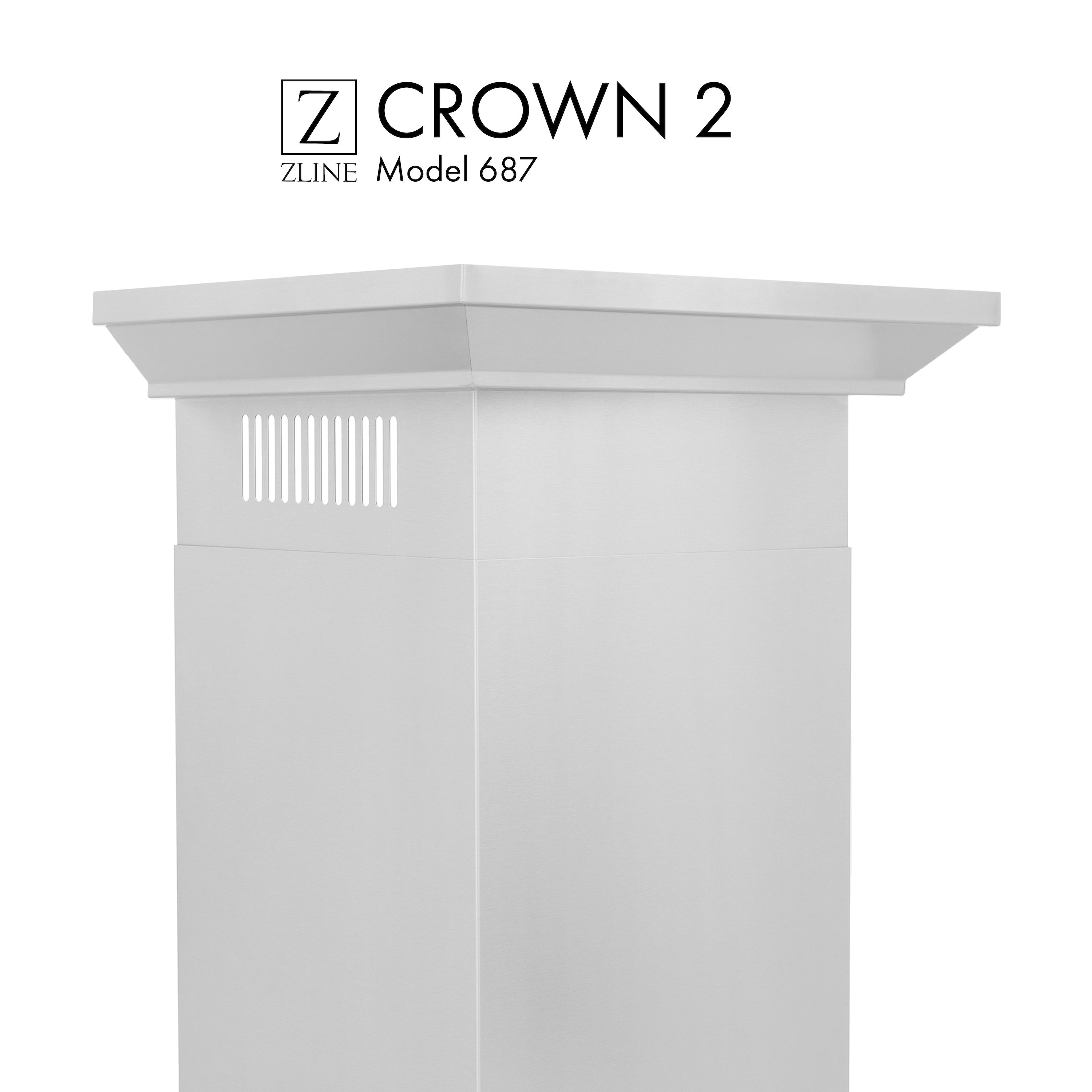 ZLINE Crown Molding #2 For Wall Range Hoods (CM2-687)