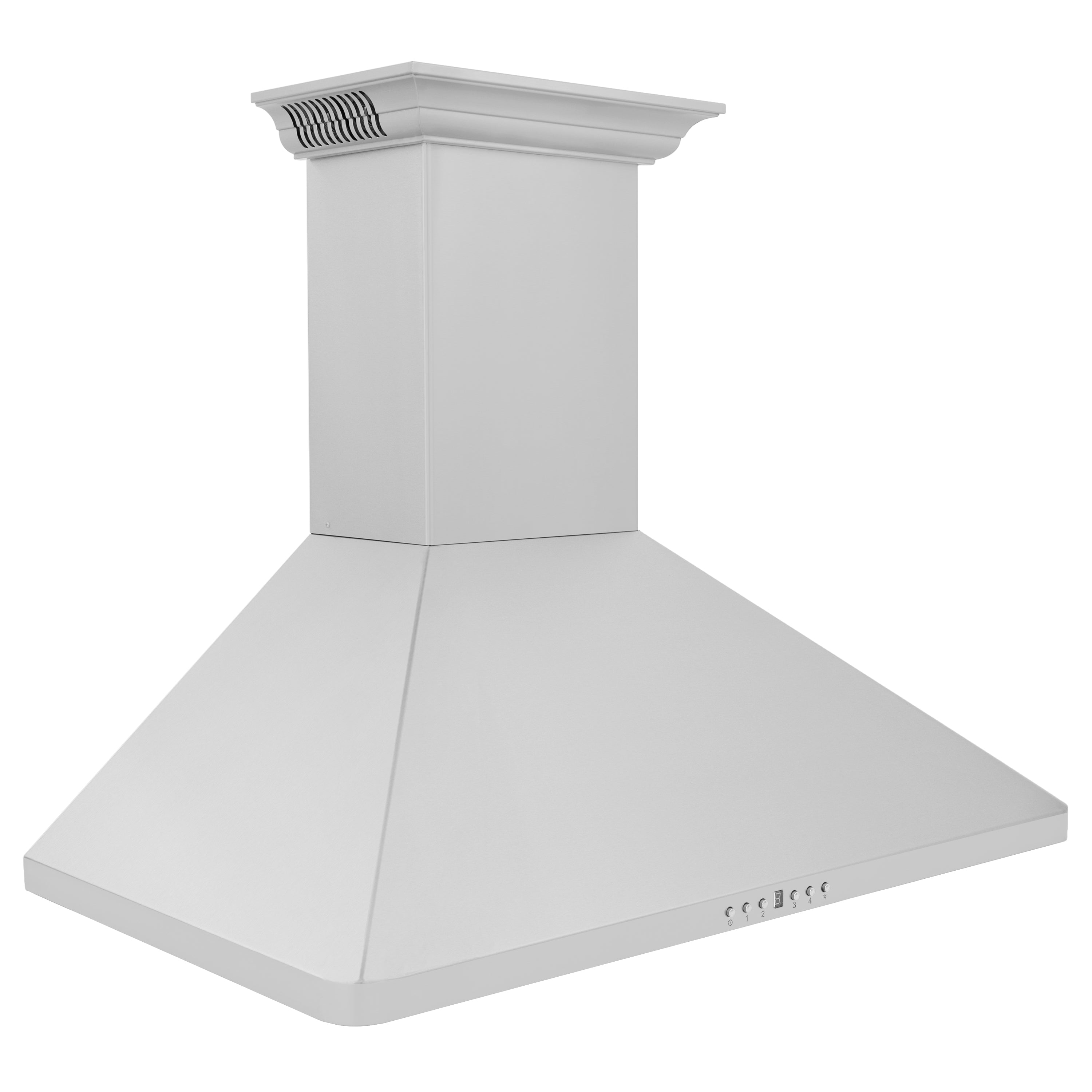 ZLINE Wall Mount Range Hood in Stainless Steel with Built-in CrownSound® Bluetooth Speakers (KF1CRN-BT)