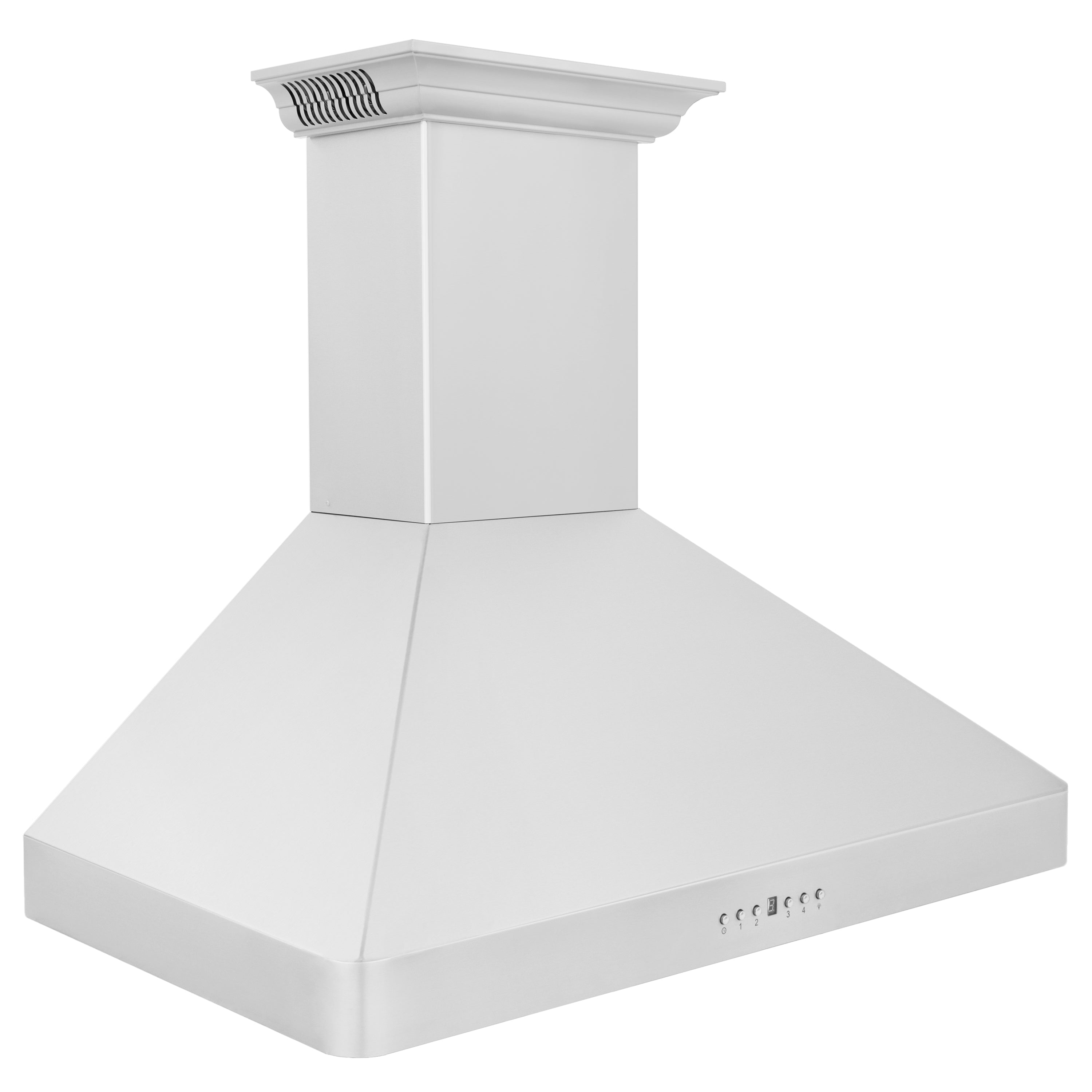 ZLINE 30 in. Wall Mount Range Hood in Stainless Steel with Built-in CrownSound® Bluetooth Speakers (KF2CRN-BT)