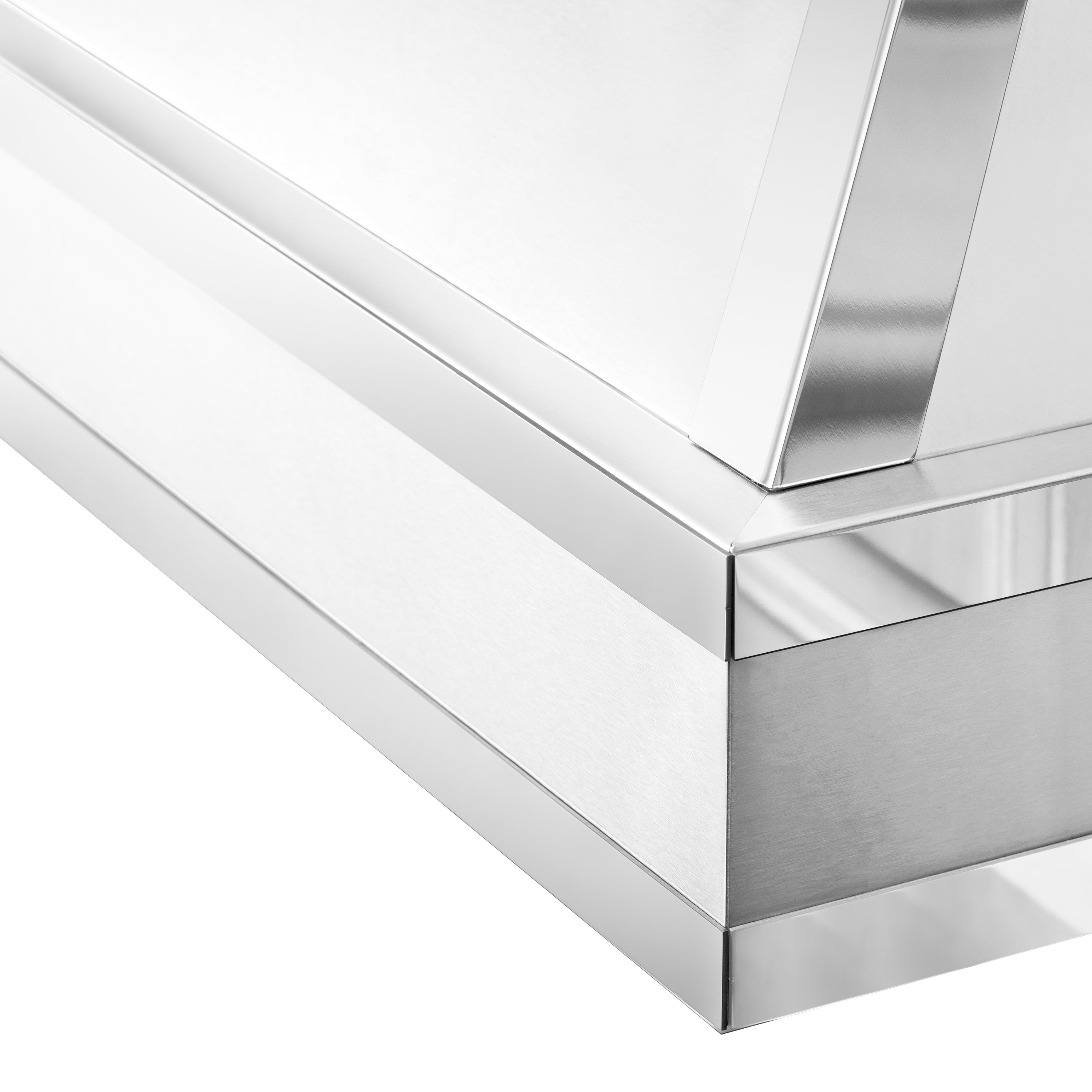 ZLINE Designer Series Wall Mount Range Hood in DuraSnow® Stainless Steel with Mirror Accents (655MR)