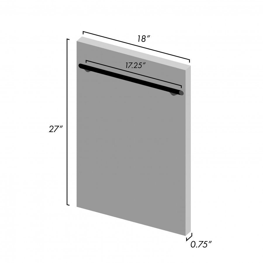 ZLINE 18 in. Compact Panel Ready Top Control Dishwasher with Stainless Steel Tub, 40dBa