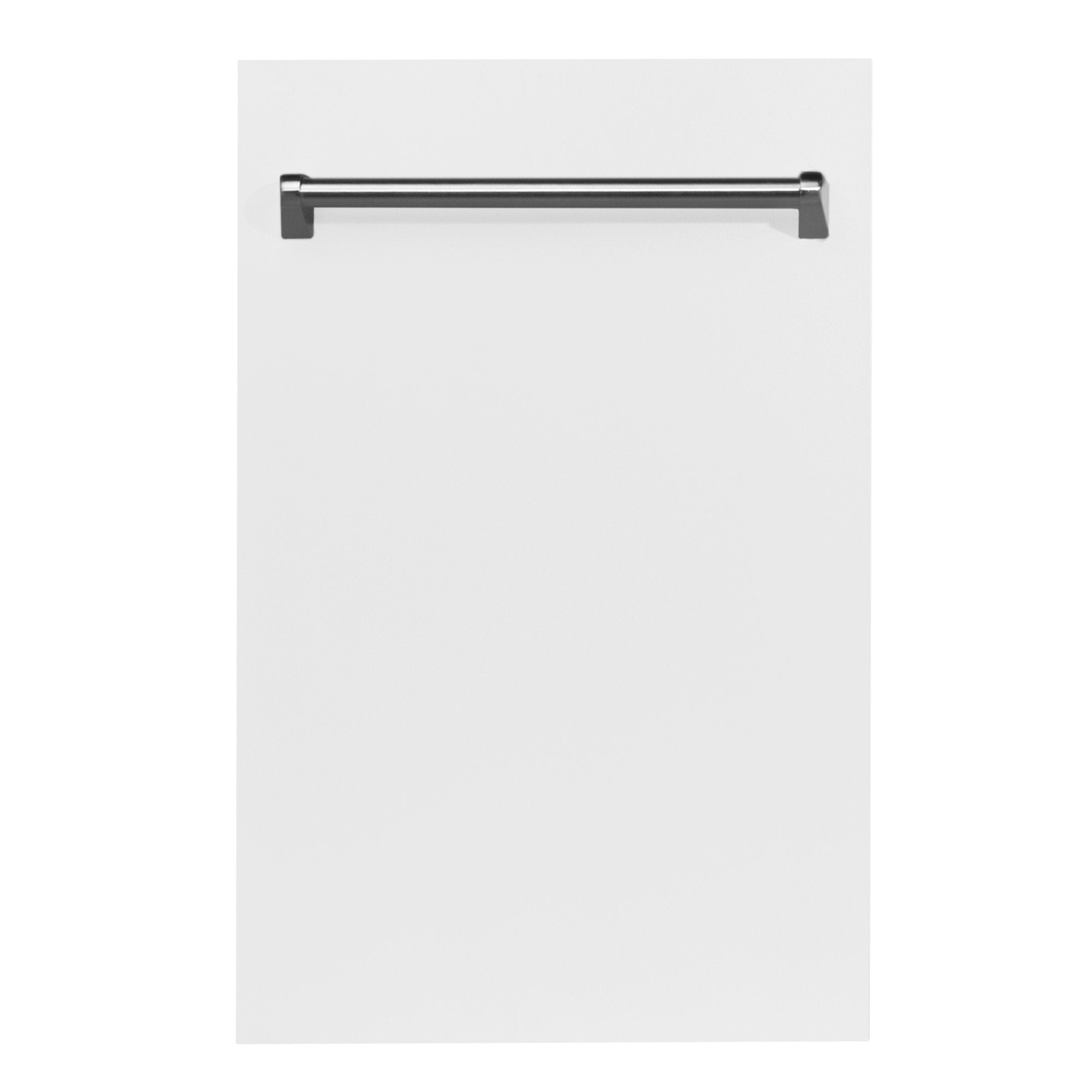 ZLINE 18 in. Compact Stainless Steel Top Control Dishwasher with Stainless Steel Tub and Traditional Style Handle, 40dBa