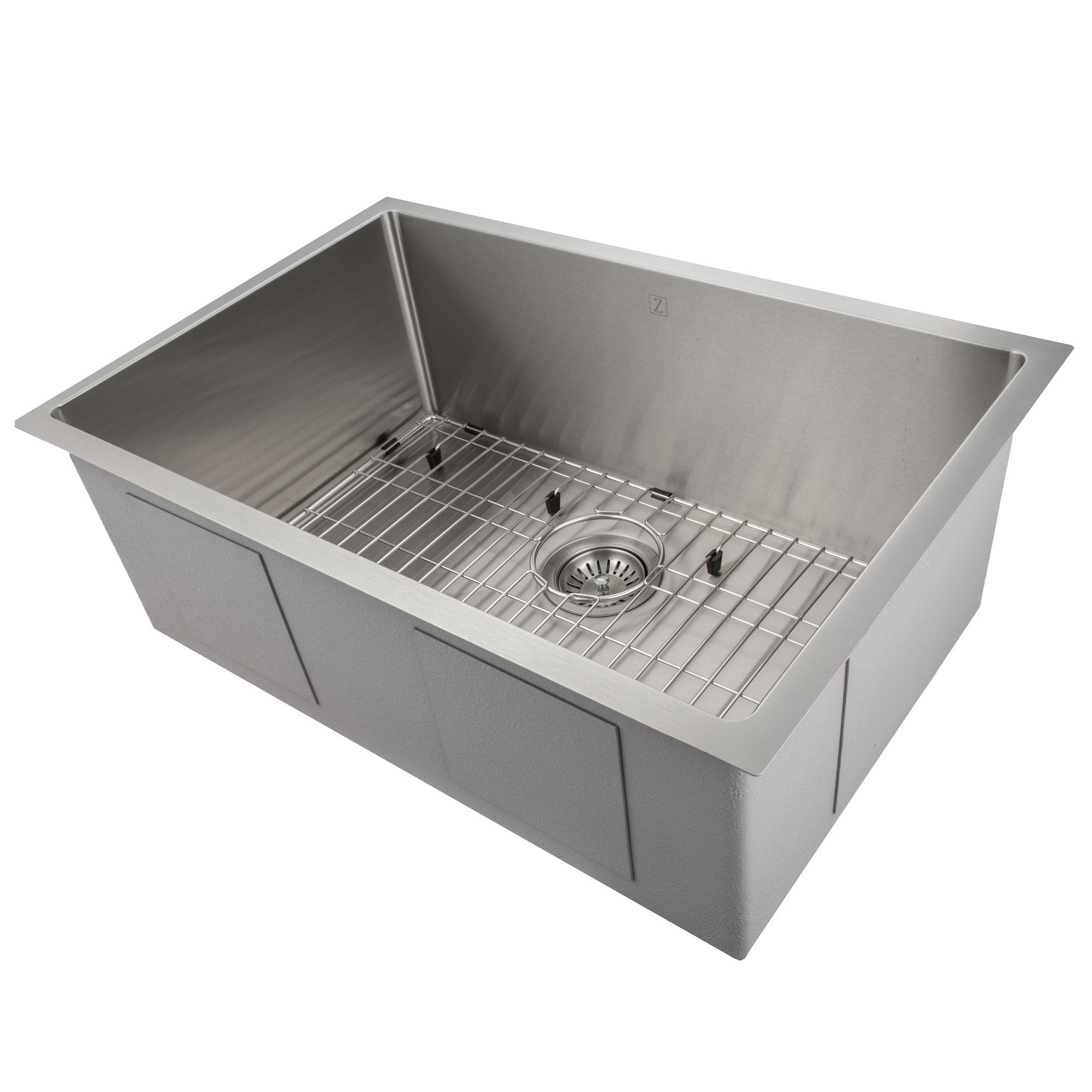 ZLINE 30" Meribel Undermount Single Bowl Kitchen Sink with Bottom Grid (SRS-30)