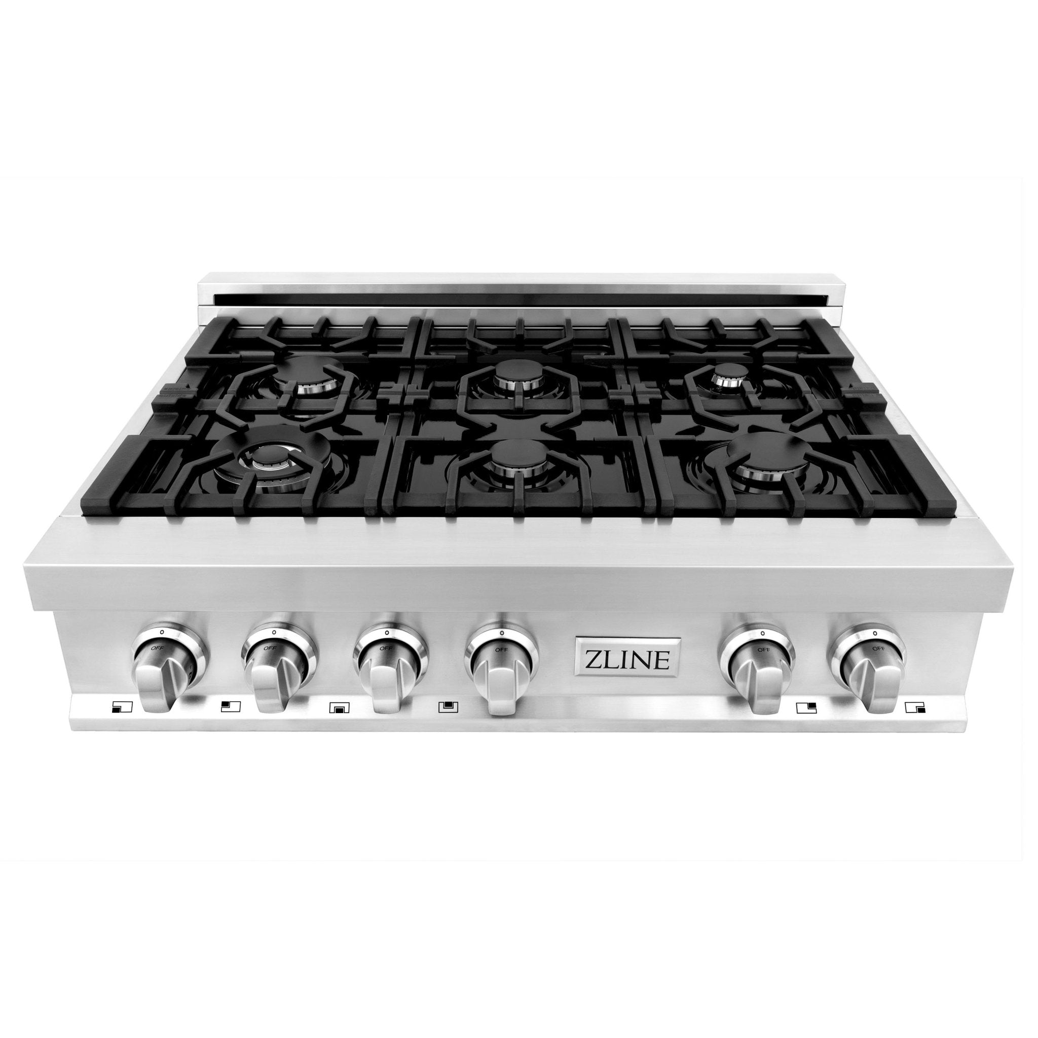 ZLINE 36" Porcelain Gas Stovetop with 6 Gas Burners (RT36)