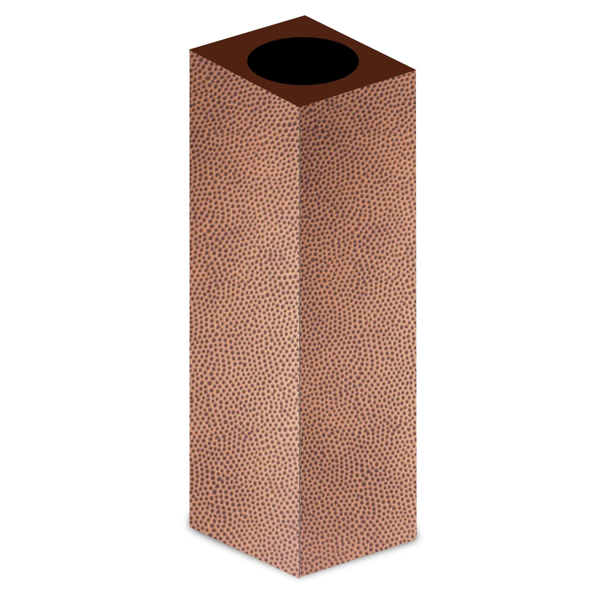 ZLINE 61" Hand Hammered Copper Finished Chimney Extension for Ceilings up to 12.5 ft. (8GL2iH-E)