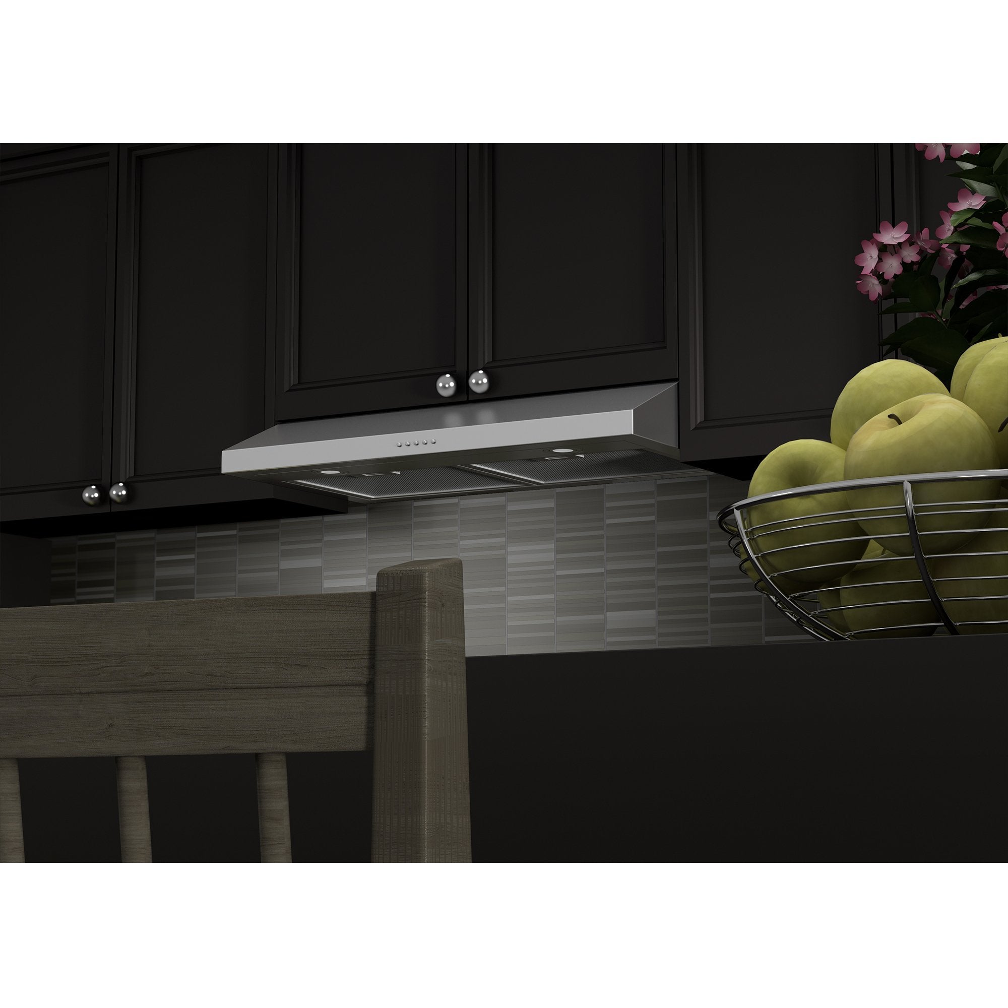 ZLINE 280 CFM Ducted Under Cabinet Range Hood in Stainless Steel - Hardwired Power (615)