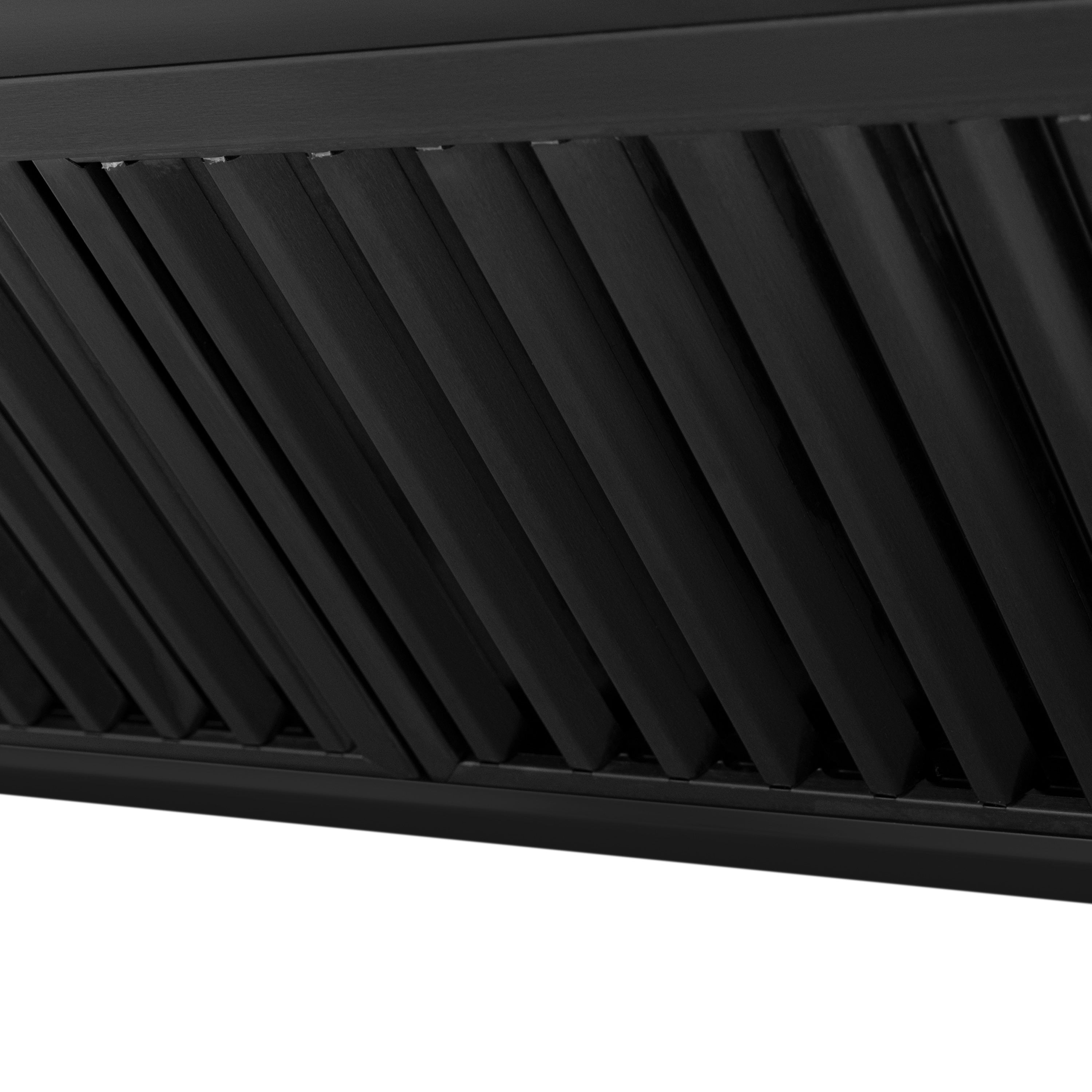 ZLINE 48" Autograph Edition Black Stainless Steel Range Hood with Handle (BS655Z-48)