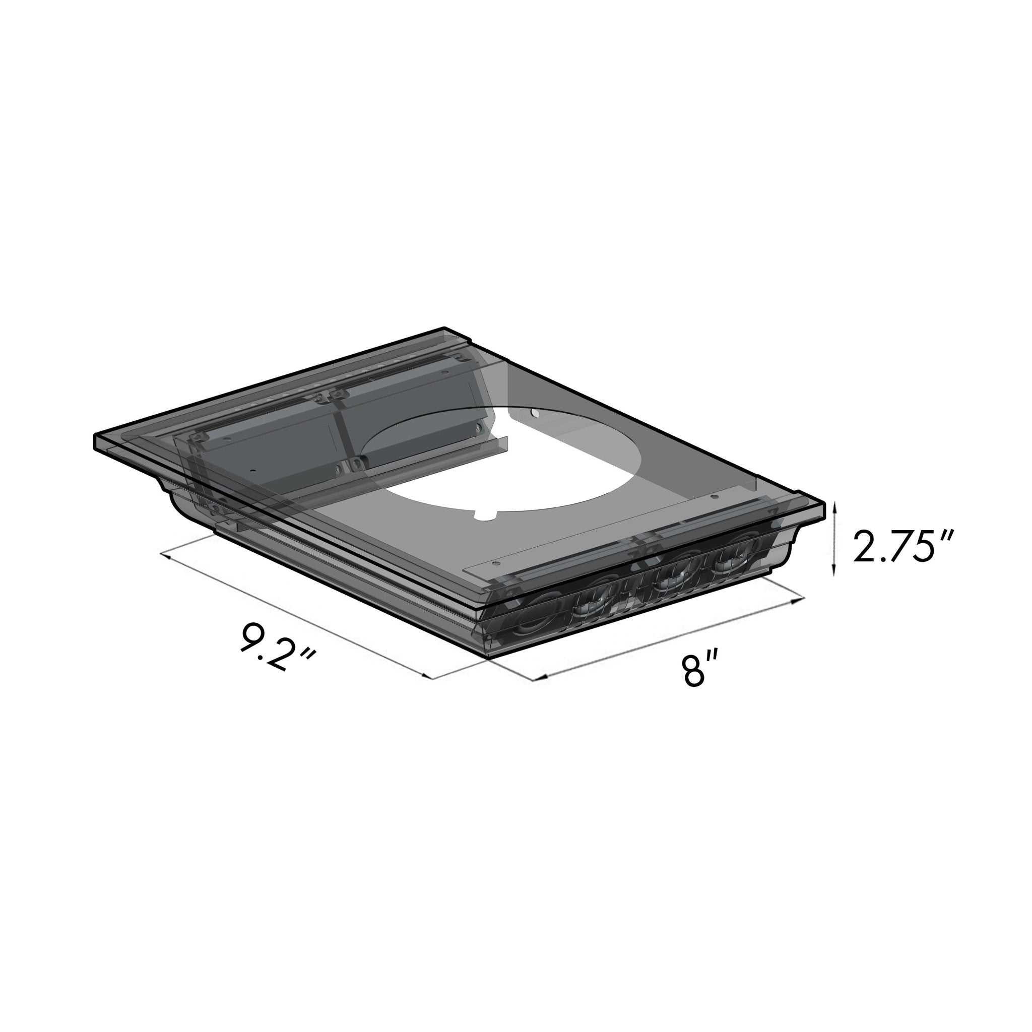 ZLINE Crown Molding with Built-in Bluetooth Speakers (CM6-BT-KB)