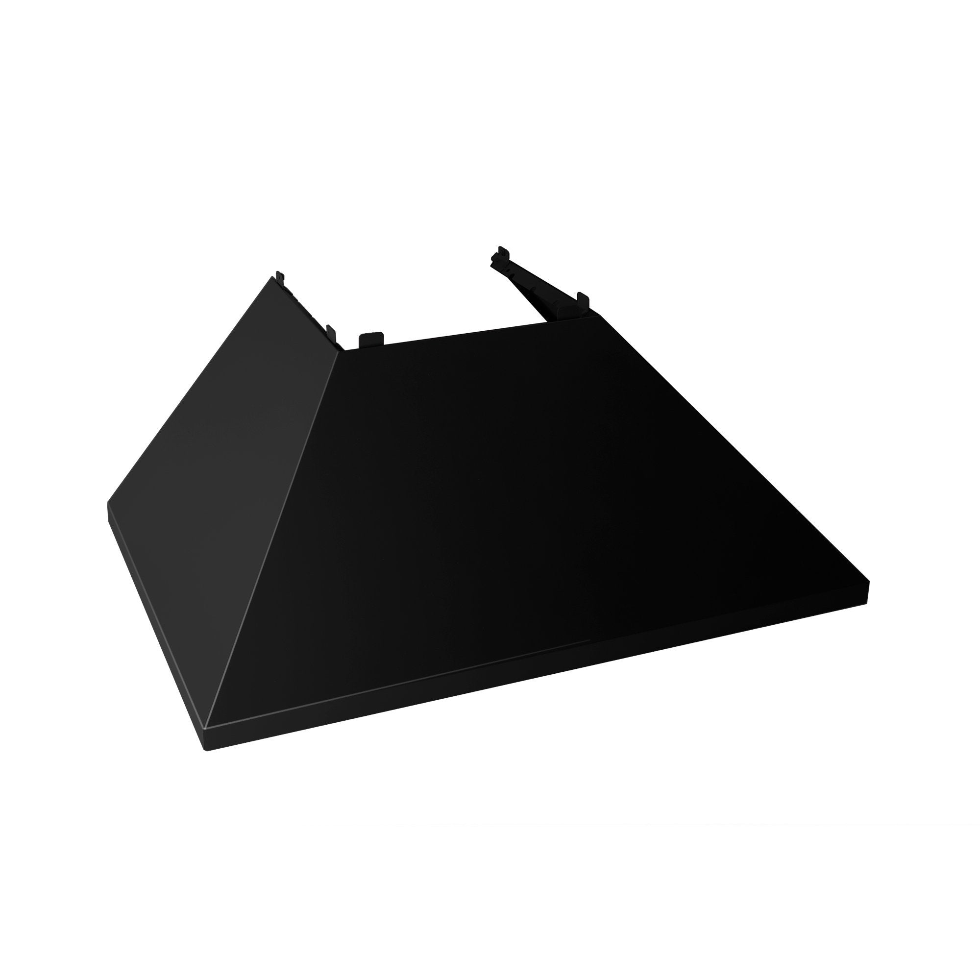 ZLINE Ducted DuraSnow® Stainless Steel Range Hood with Black Matte Shell (8654BLM)