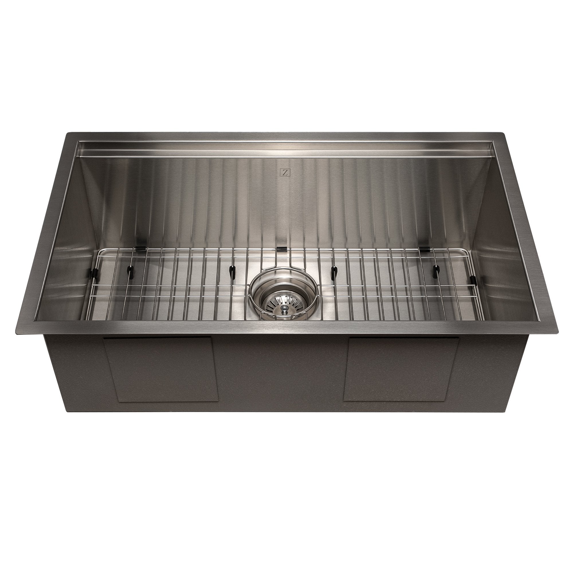 ZLINE 30" Garmisch Undermount Single Bowl Kitchen Sink with Bottom Grid and Accessories (SLS)