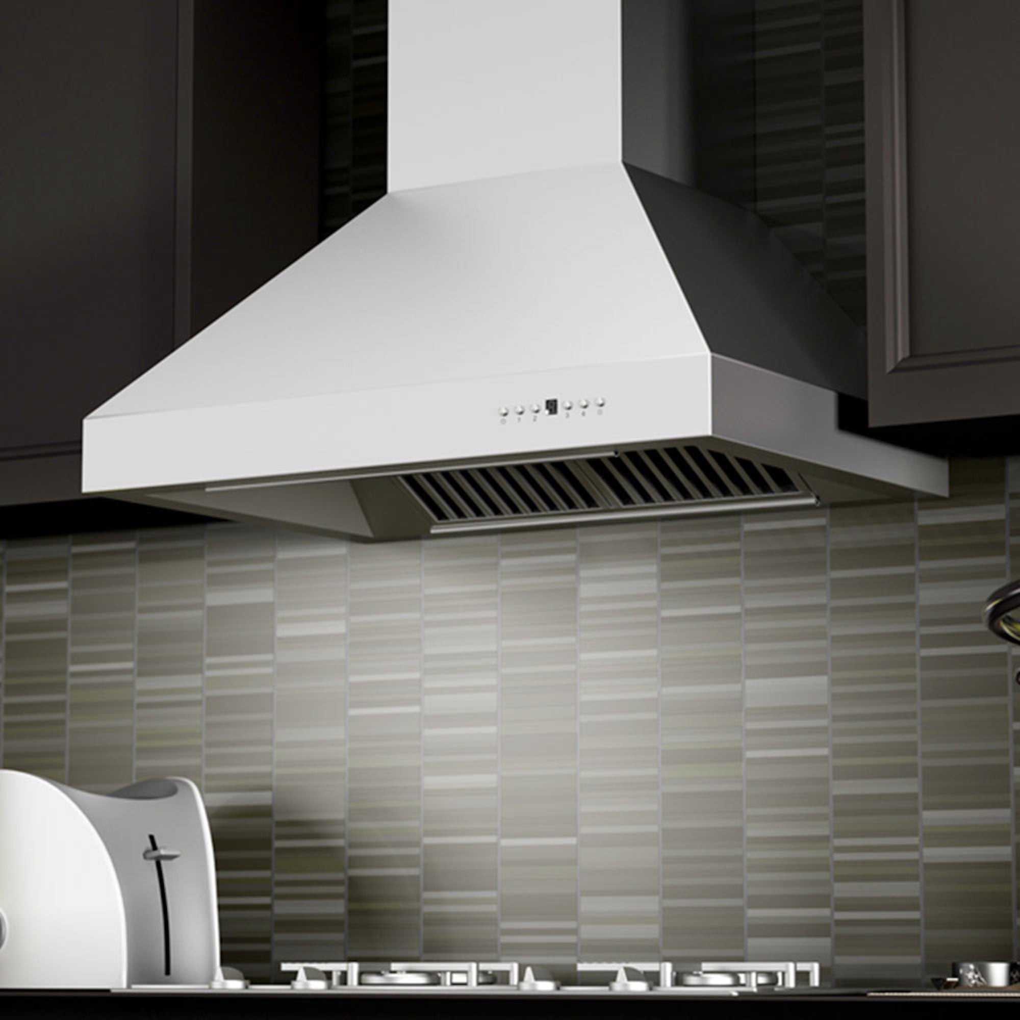 ZLINE Professional Convertible Vent Wall Mount Range Hood in Stainless Steel (667)