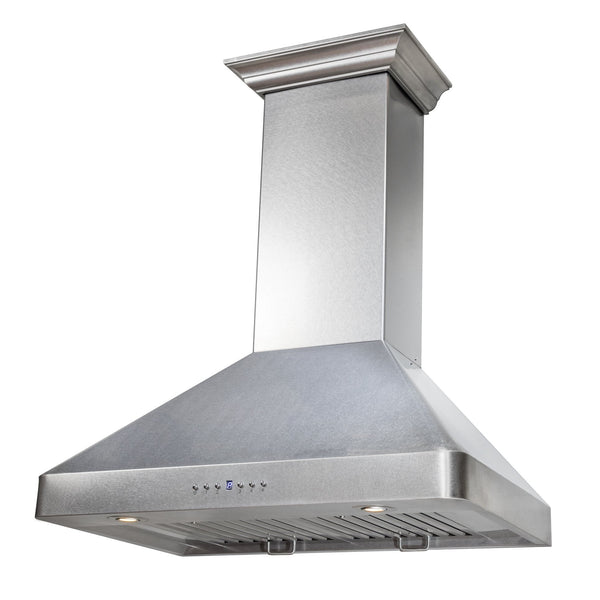 ZLINE Wall Mount Range Hood in DuraSnow® Stainless Steel (8KF2S)