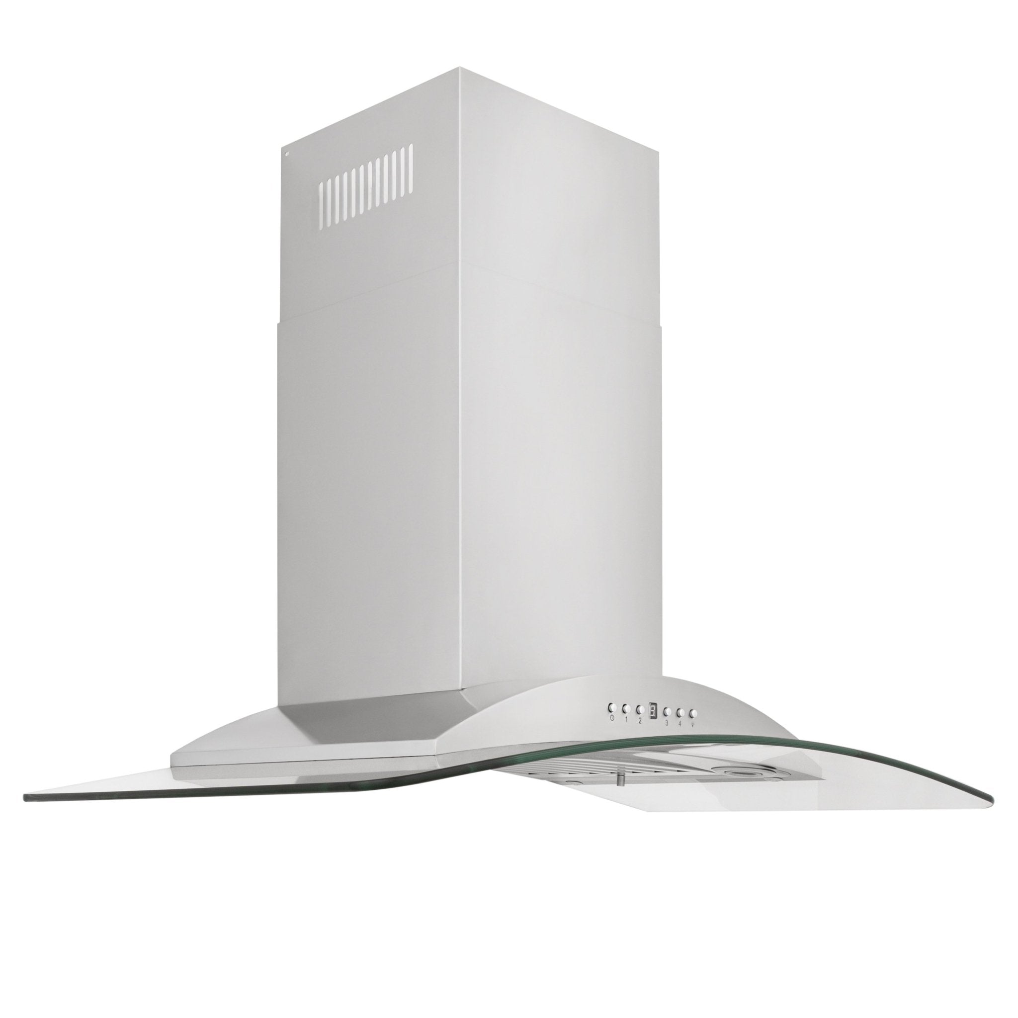 ZLINE Convertible Vent Wall Mount Range Hood in Stainless Steel & Glass (KN)