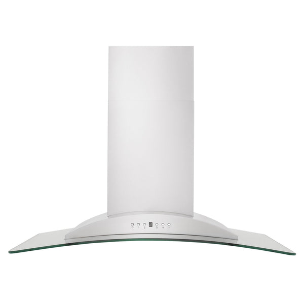 ZLINE Convertible Vent Wall Mount Range Hood in Stainless Steel & Glass (KN)