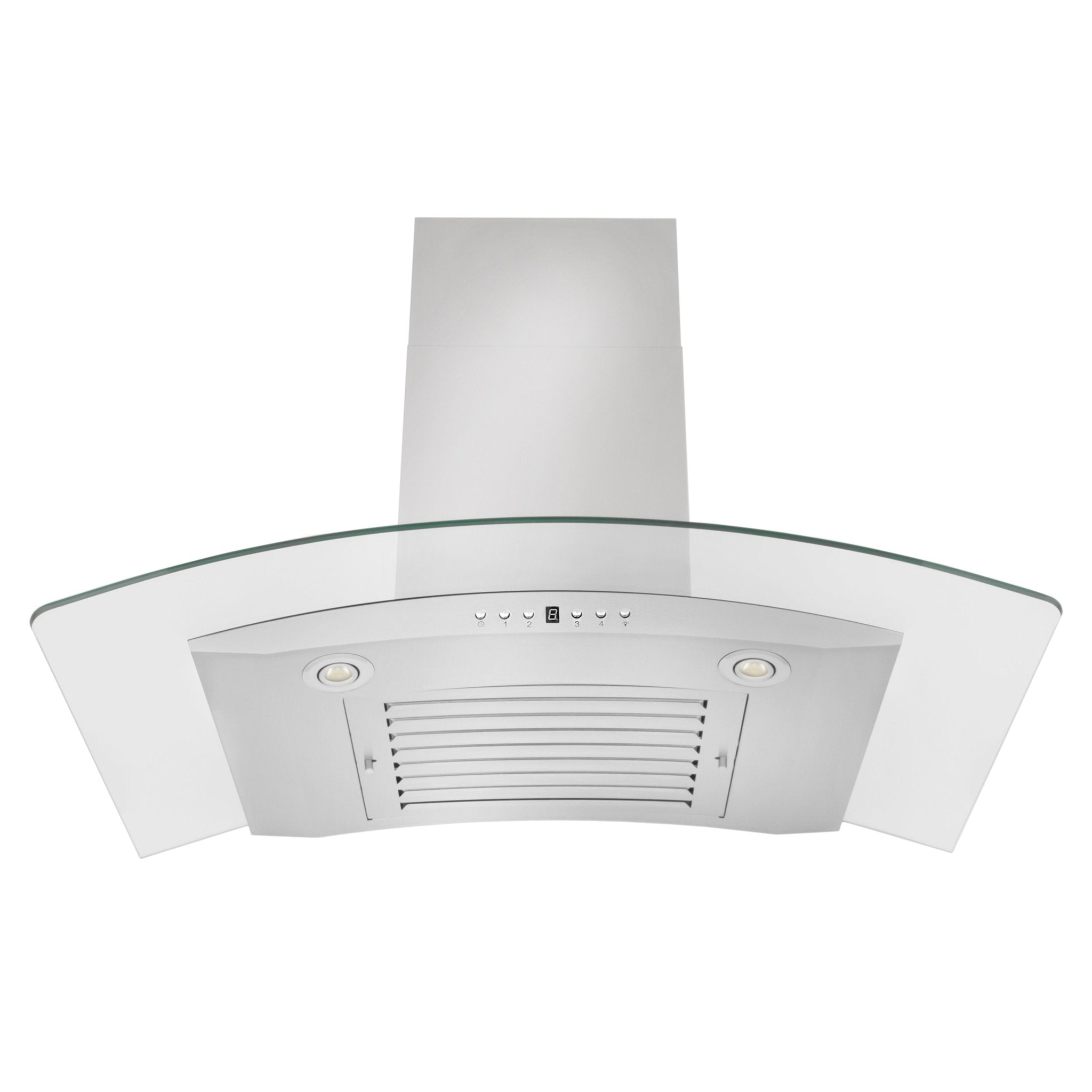 ZLINE Convertible Vent Wall Mount Range Hood in Stainless Steel & Glass (KN4)