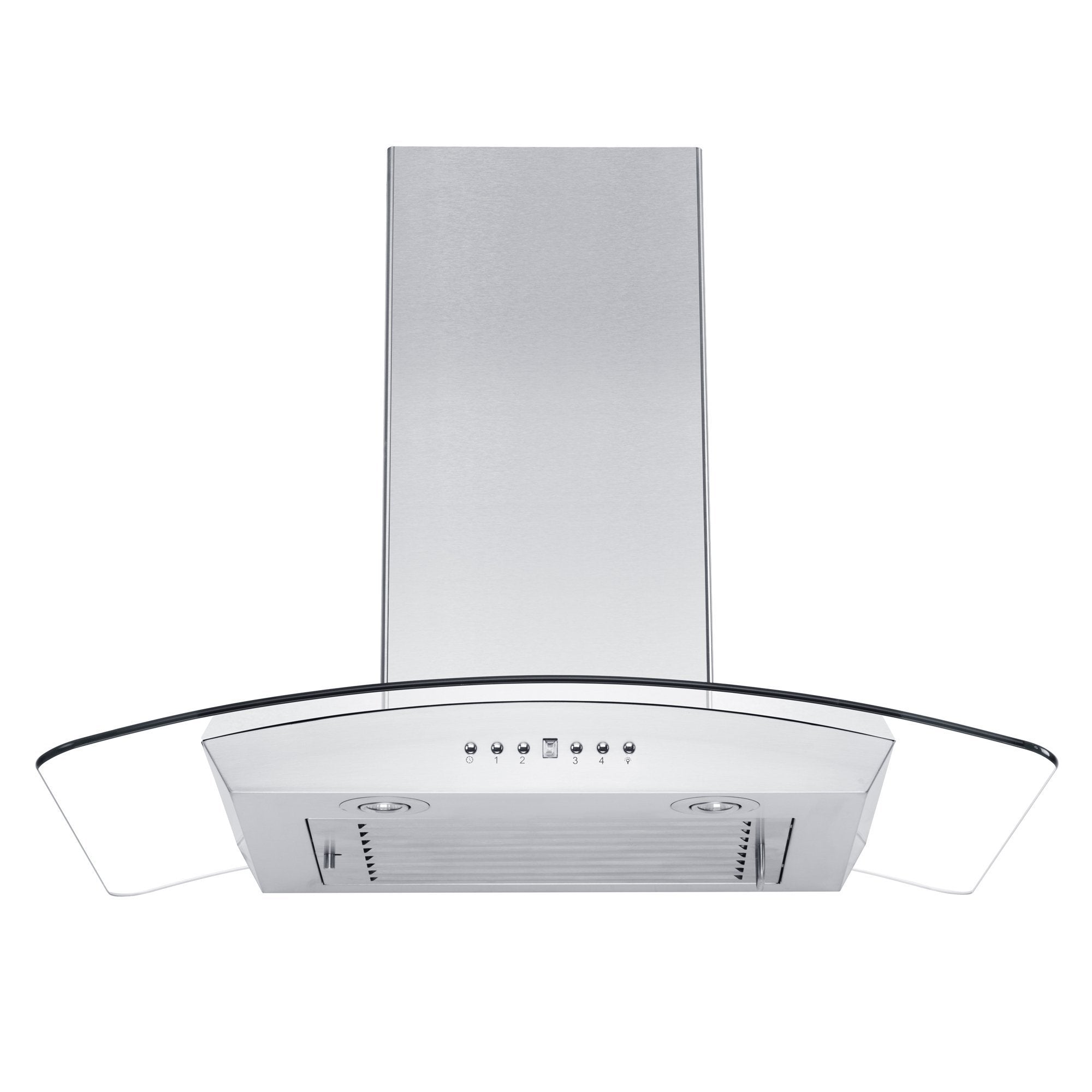 ZLINE Convertible Vent Wall Mount Range Hood in Stainless Steel & Glass (KZ)