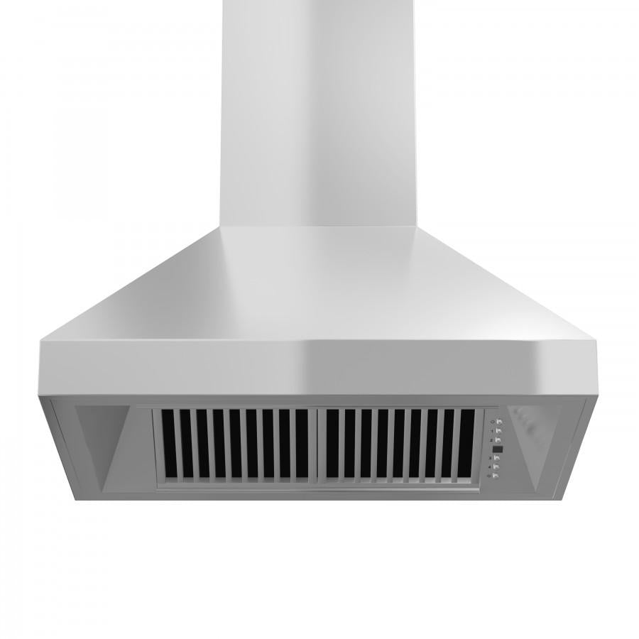 ZLINE Wall Mount Range Hood in Stainless Steel - Includes Remote Blower (597-RD/RS)