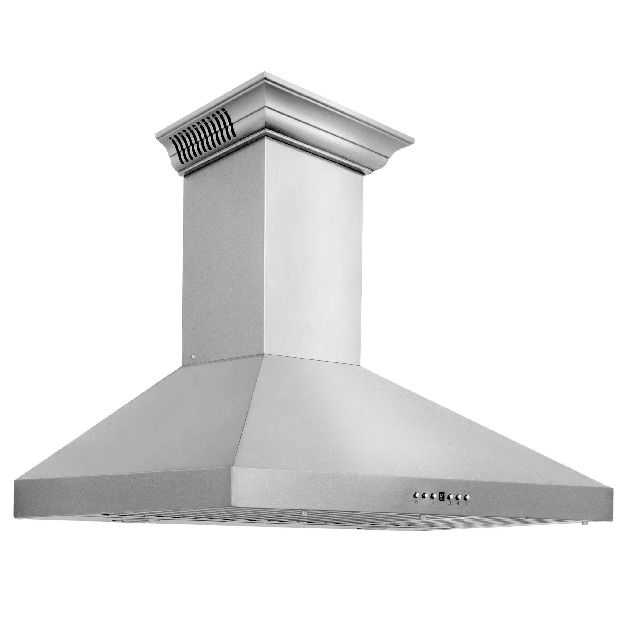 ZLINE Wall Mount Range Hood In Stainless Steel With Built-In CrownSound® Bluetooth Speakers (KL3CRN-BT)