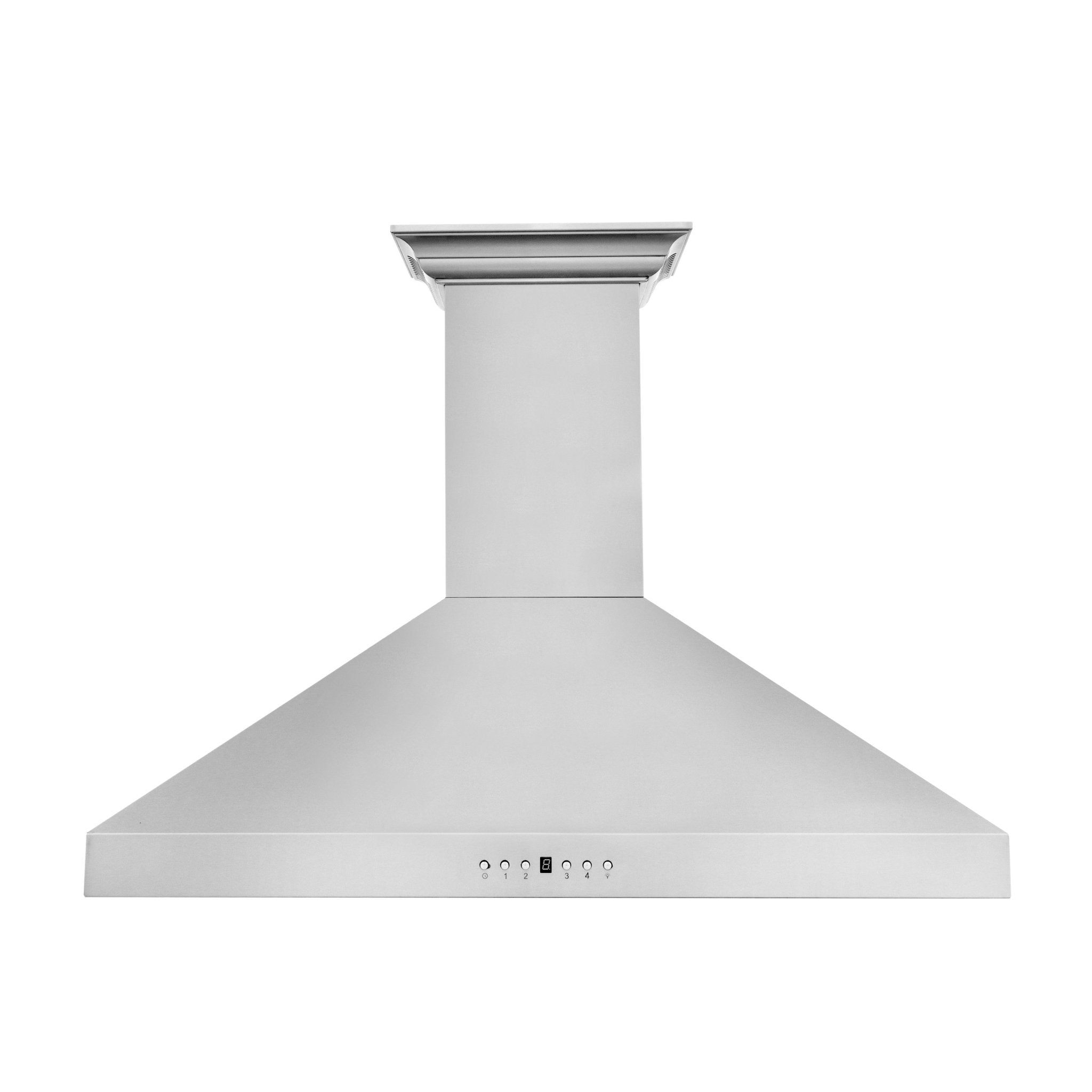 ZLINE Wall Mount Range Hood In Stainless Steel With Built-In CrownSound® Bluetooth Speakers (KL3CRN-BT)