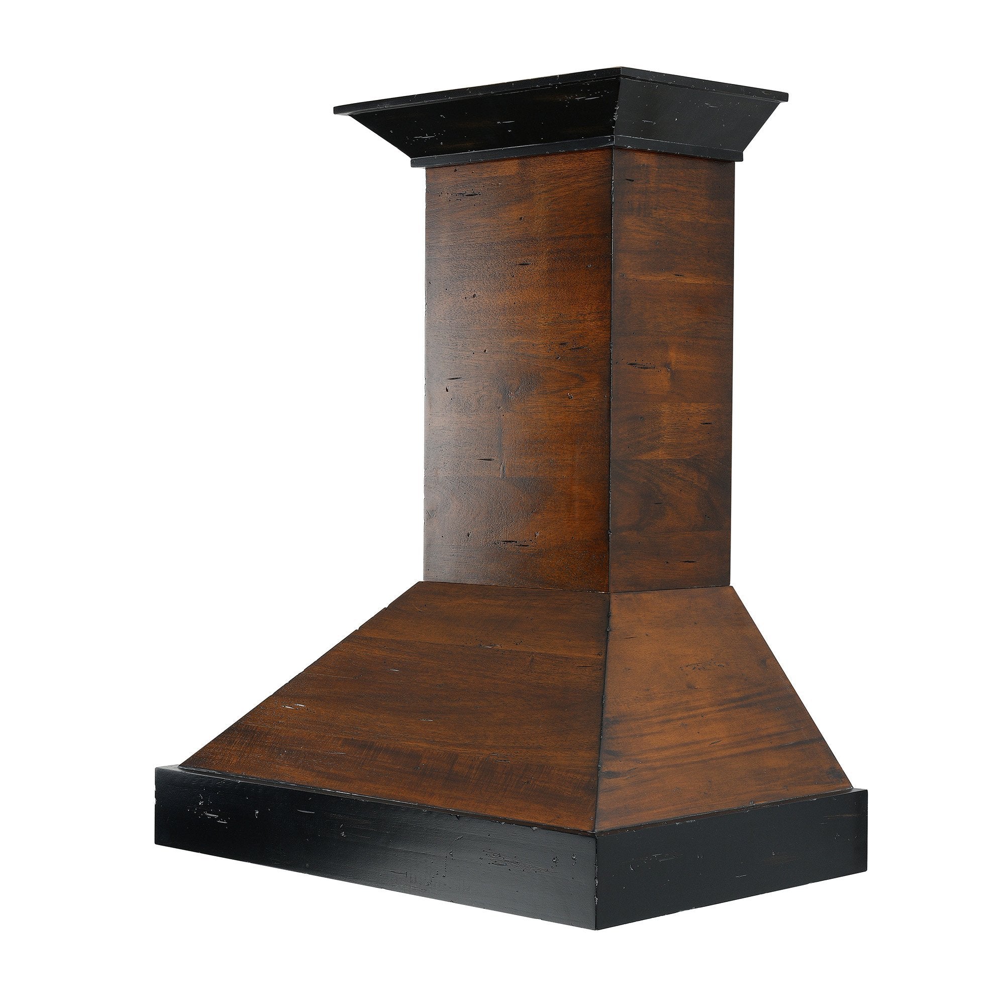 ZLINE Ducted Wooden Wall Mount Range Hood in Antigua and Walnut with Remote Motor (KBAR-RD)