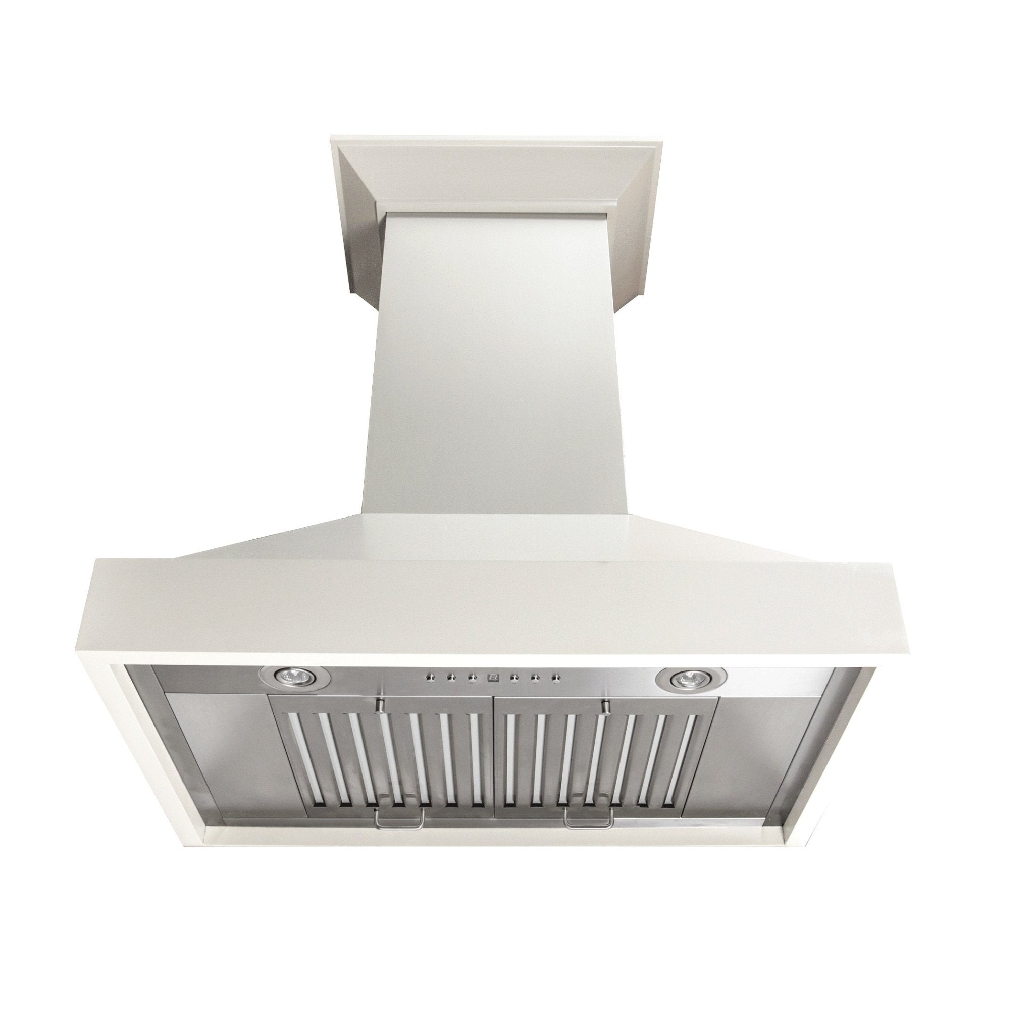 ZLINE 30" Ducted Wooden Wall Mount Range Hood in Cottage White (KBTT)