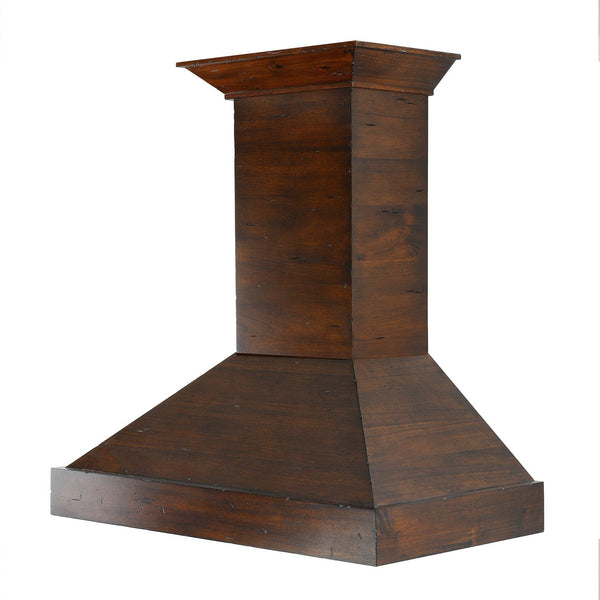 ZLINE 30" Ducted Wooden Wall Mount Range Hood in Walnut with Remote Motor (KBRR-RD)